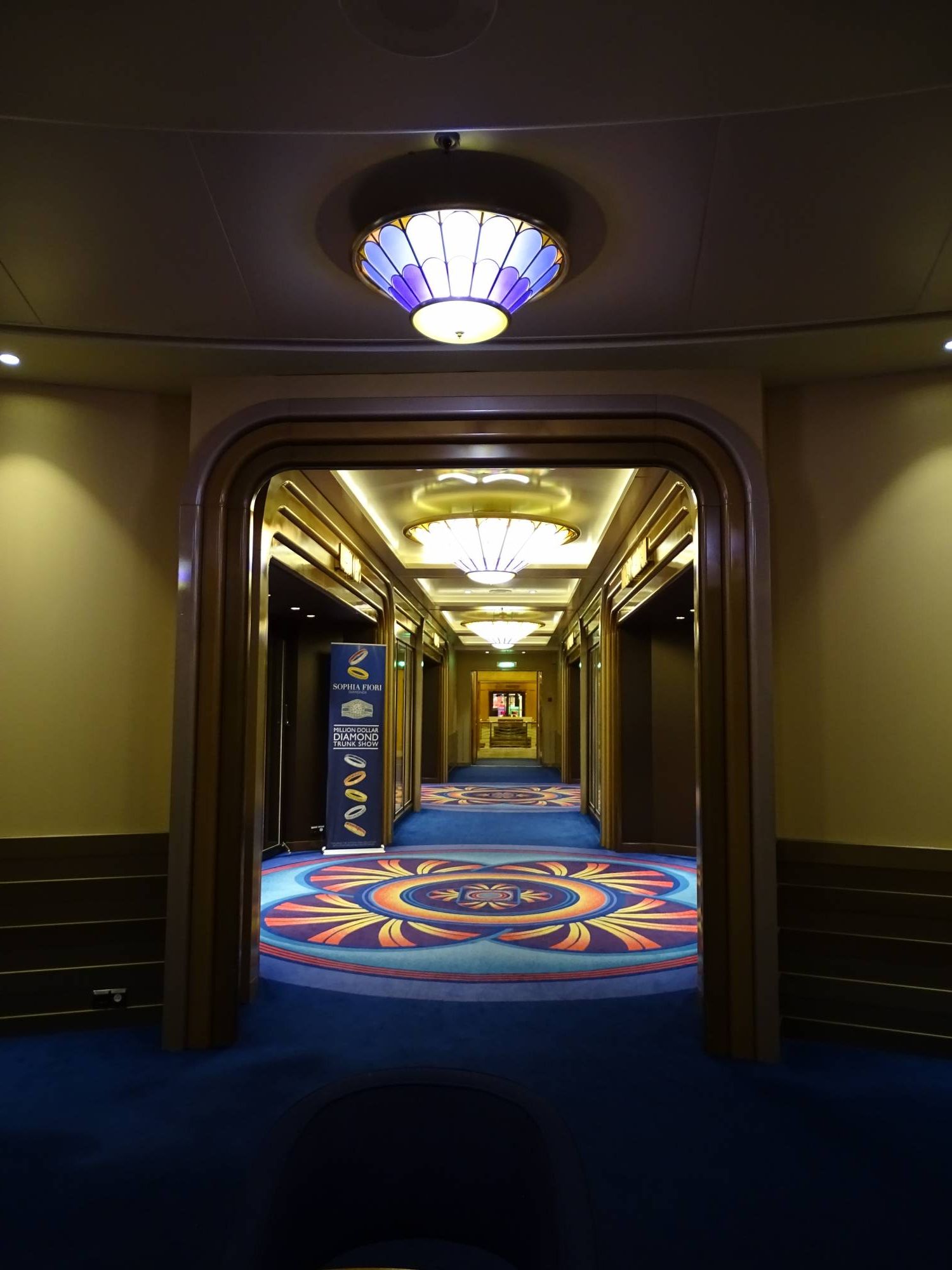 Disney Magic - view to the atrium on deck 4