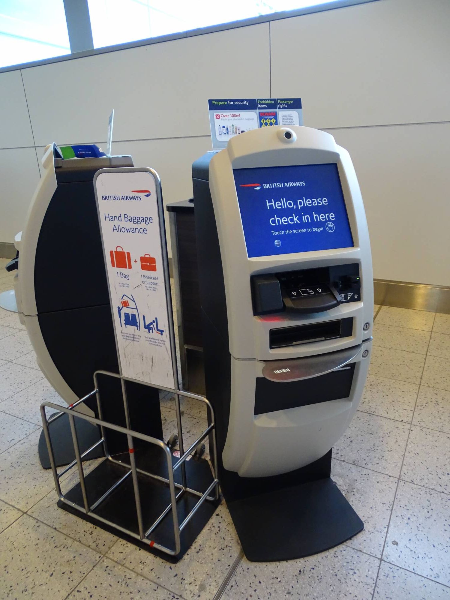 London Gatwick - check-in area