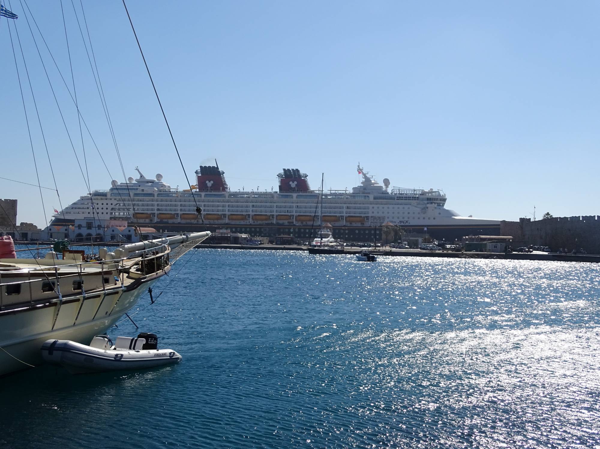 Rhodes - the view of the Magic