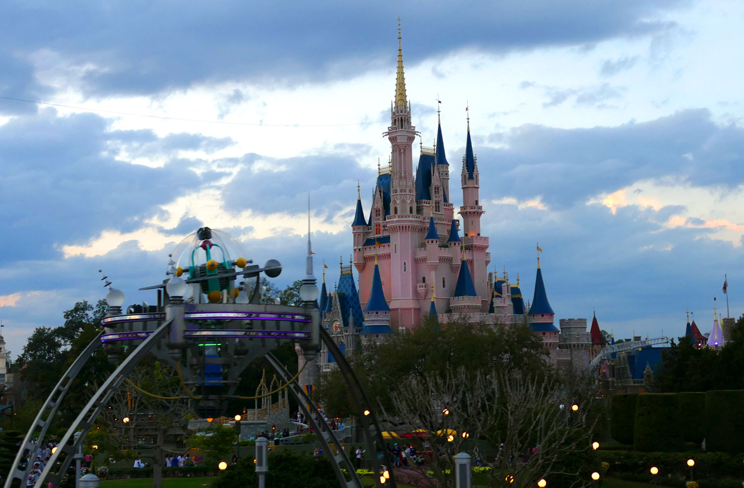 Cinderella Castle at Twilight