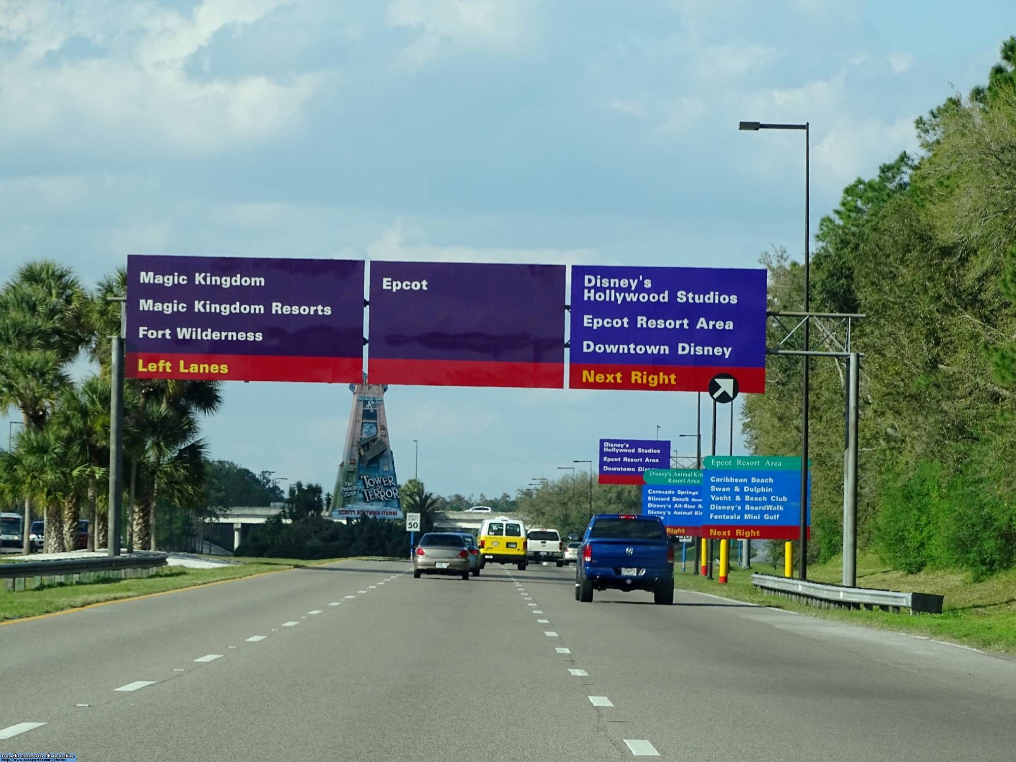 Purple Disney signs