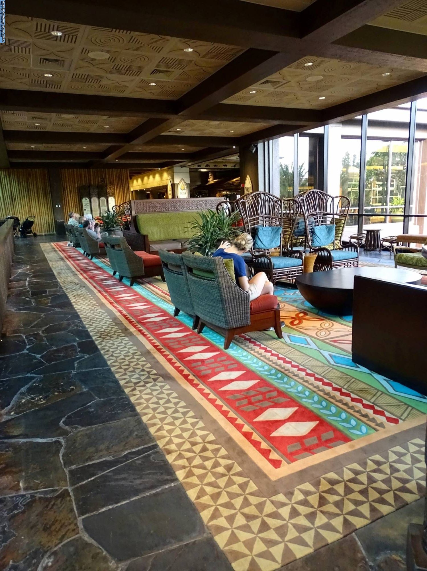 Polynesian - lobby upstairs