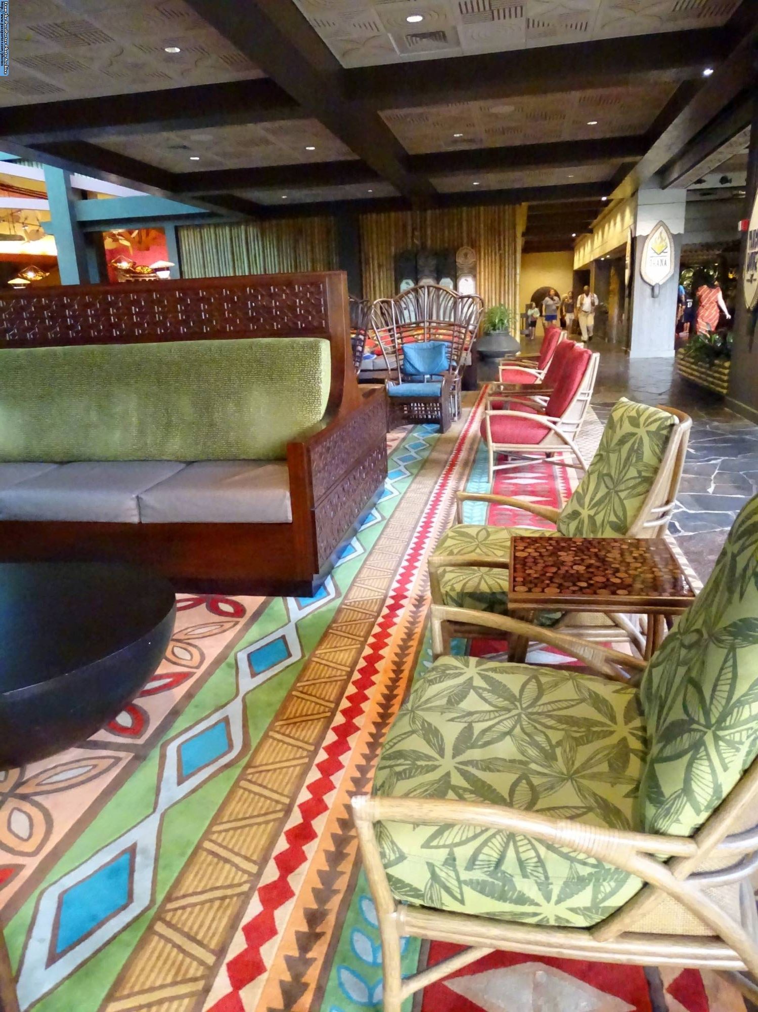 Polynesian - lobby upstairs