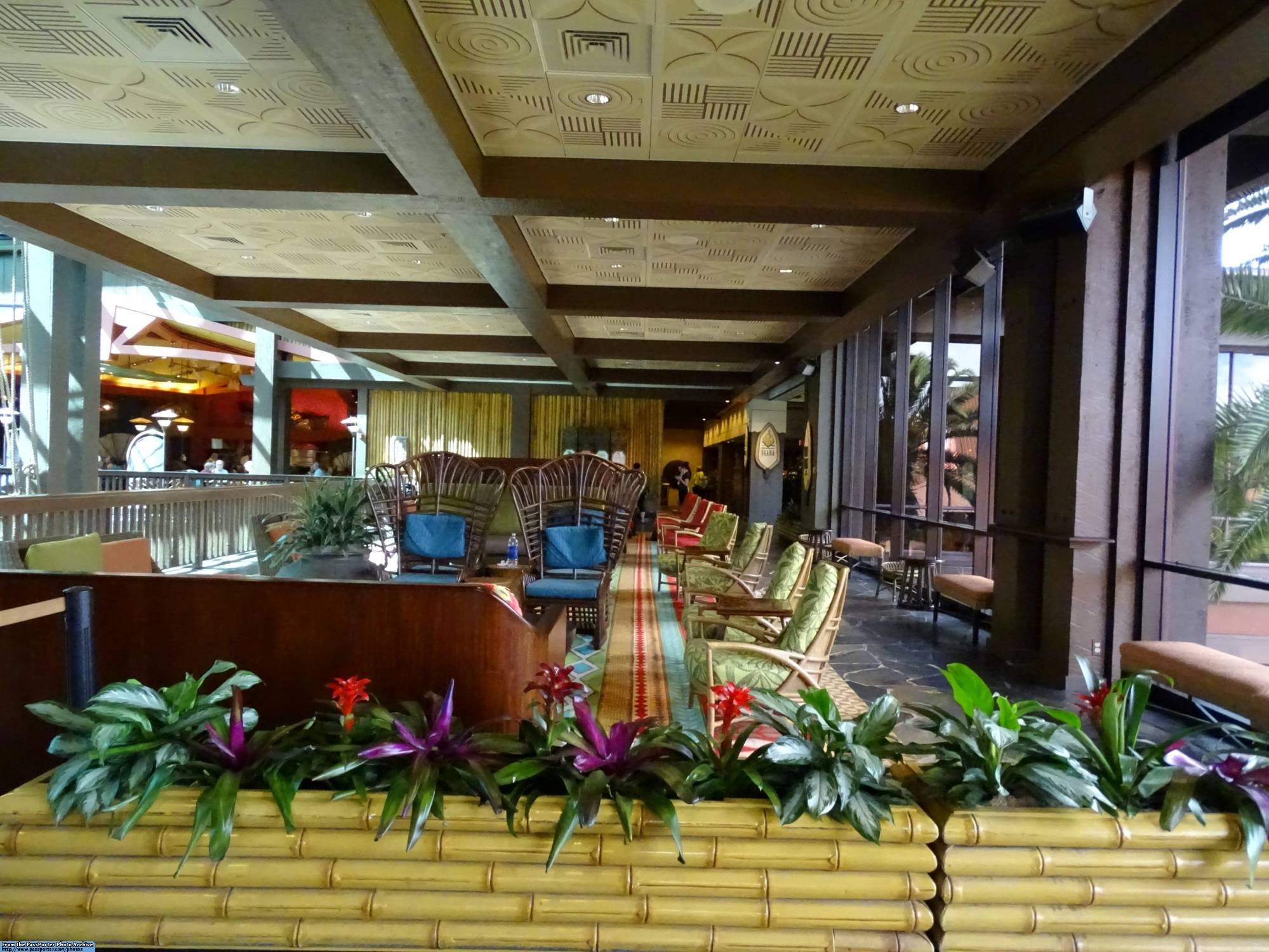 Polynesian - upstairs lobby