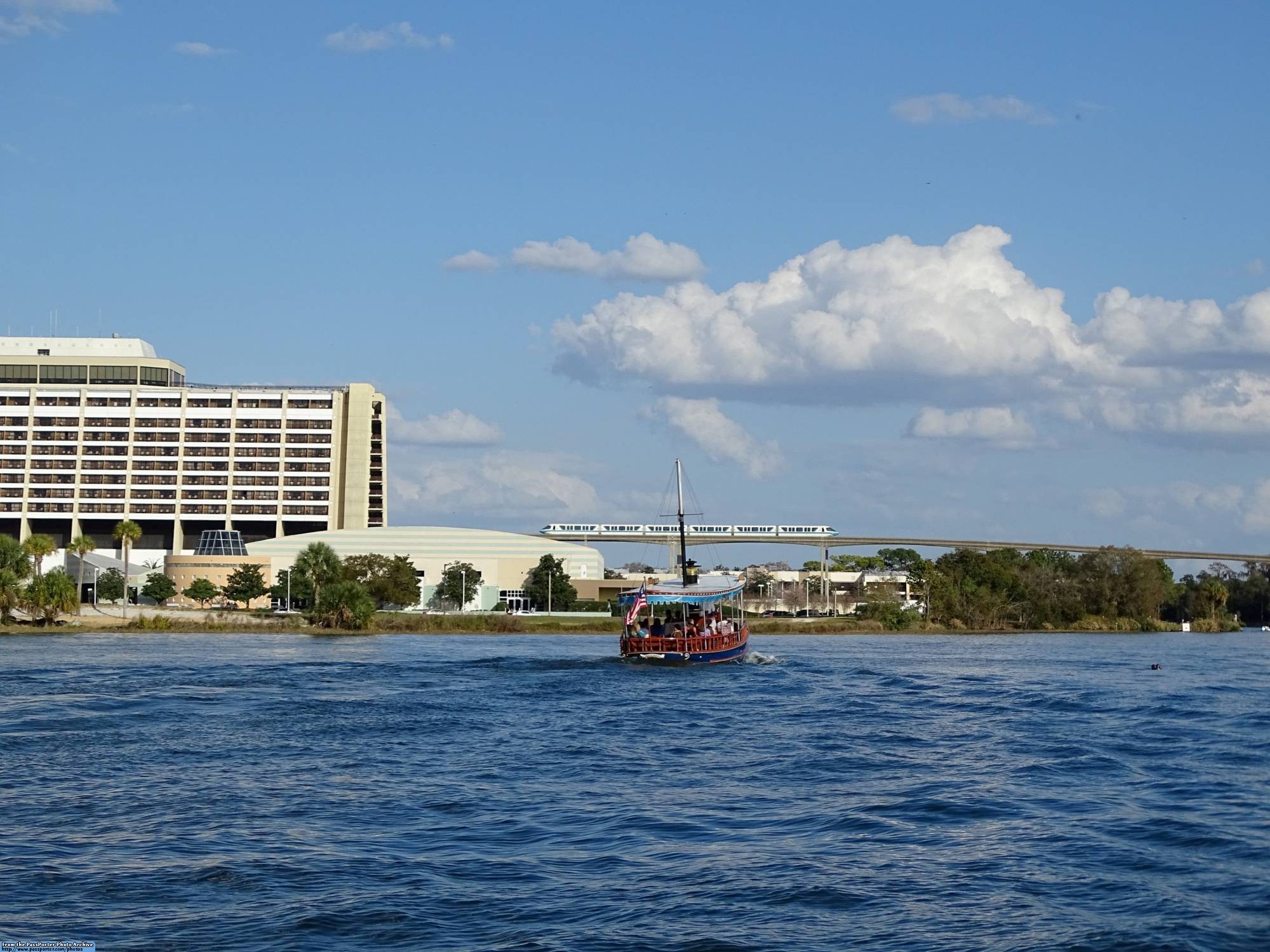 Contemporary - view from Seven Seas Lagoon