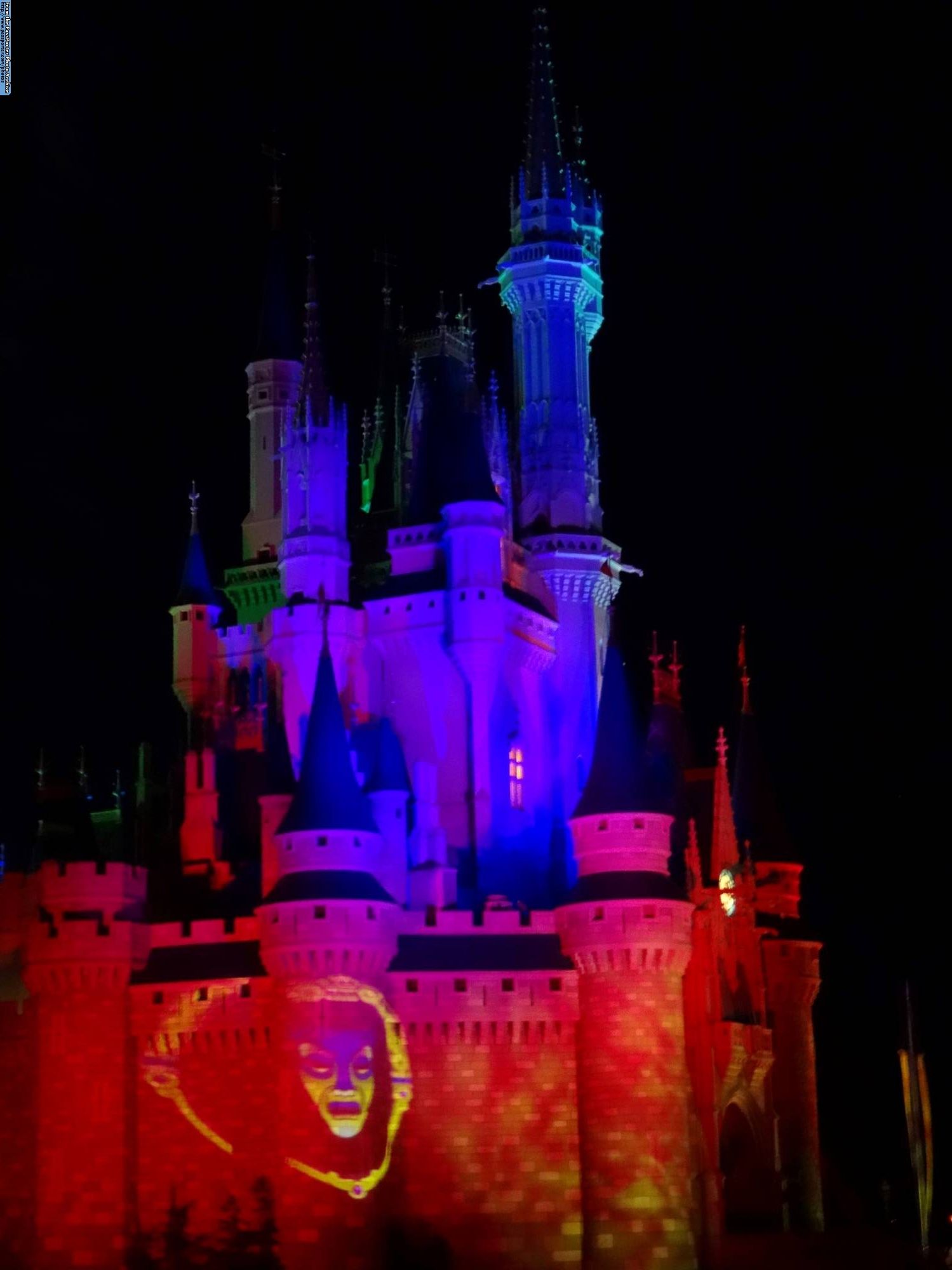 Magic Kingdom - Cinderella Castle at night