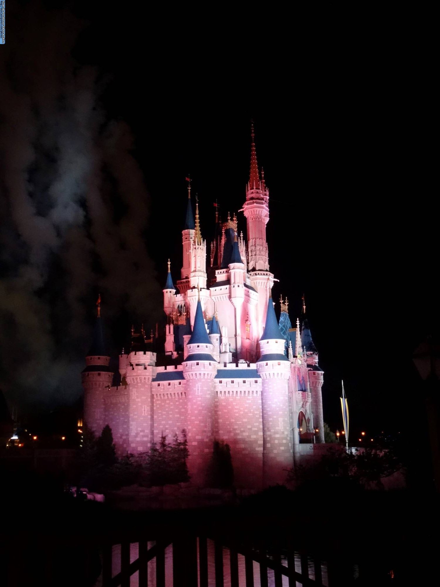 Magic Kingdom - Cinderella Castle at night