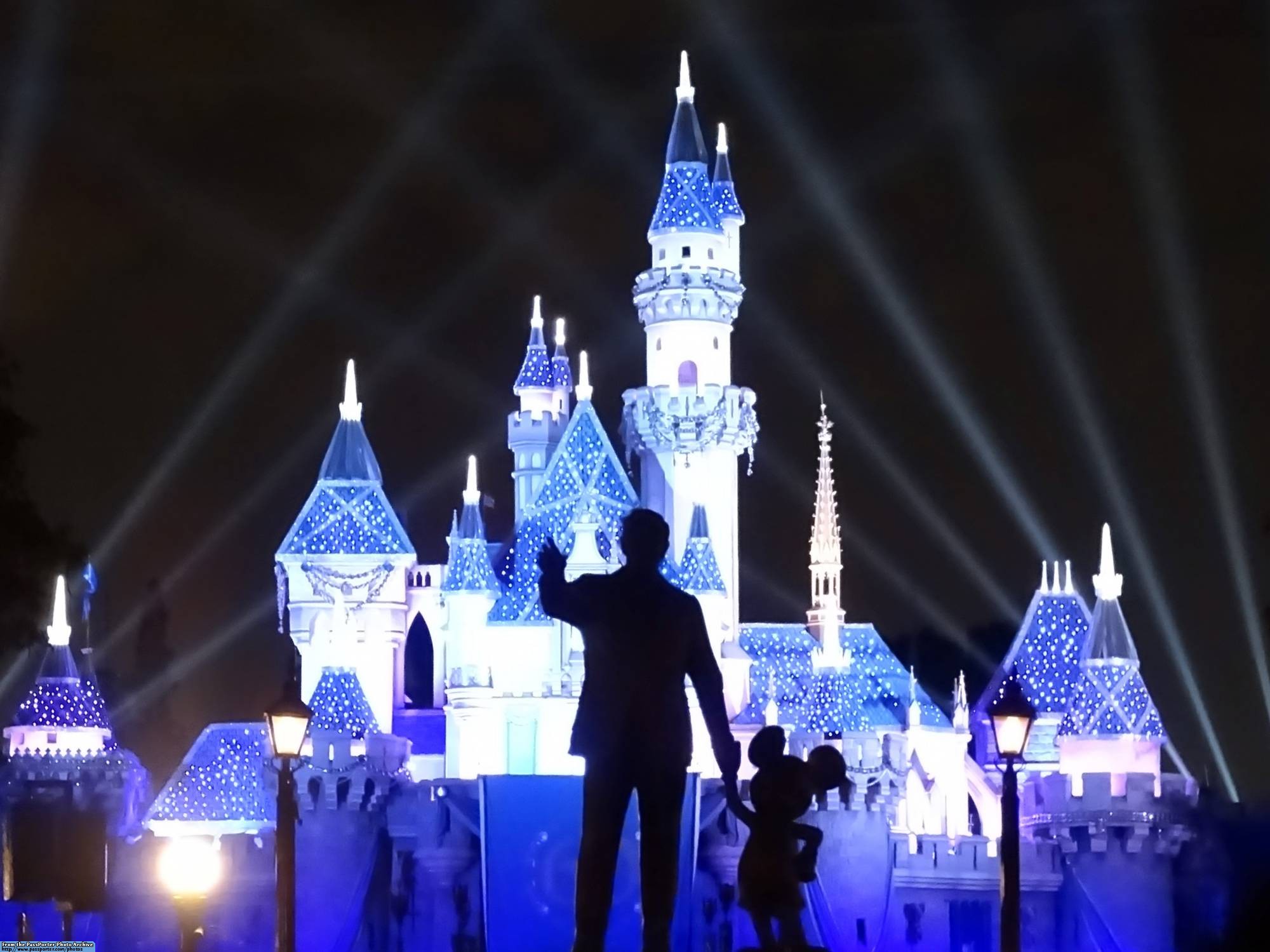 Disneyland - Sleeping Beauty Castle at night