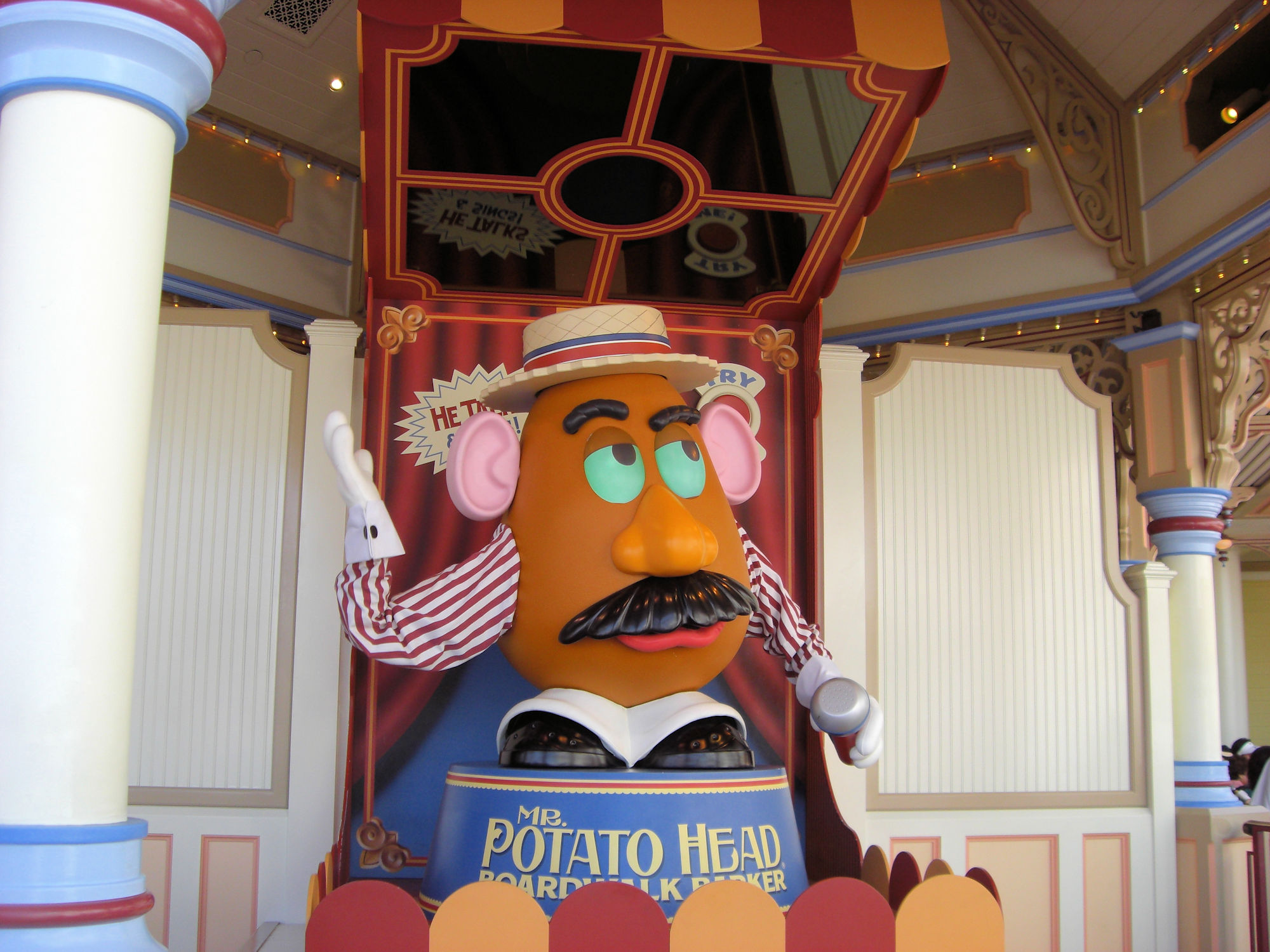 California Adventure--Paradise Pier--Toy Story Midway Mania--Mr. Potato Hea