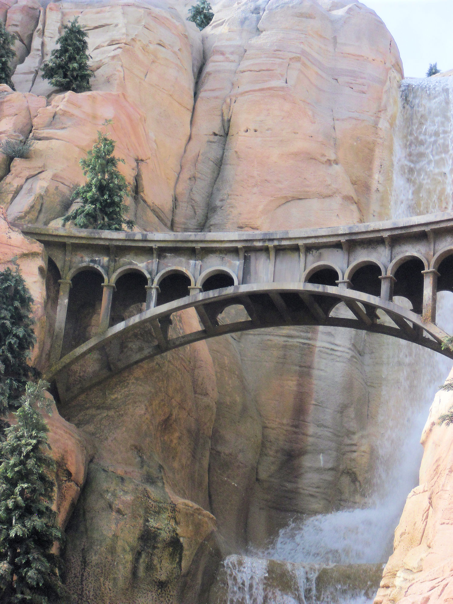 California Adventure--Cars Land--Radiator Springs Racers--bridge