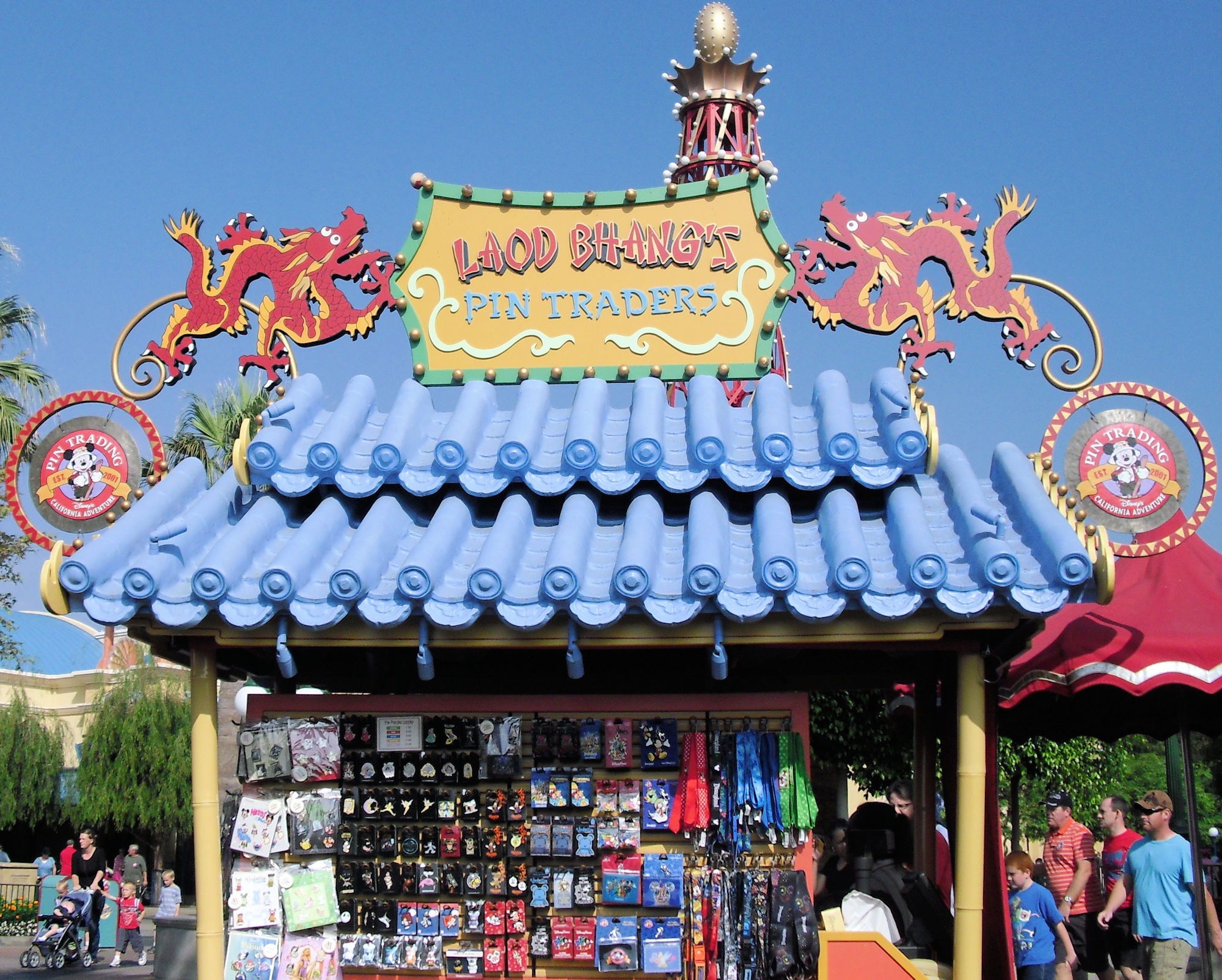 California Adventure--Pacific Wharf--pin trader Laod Bhang