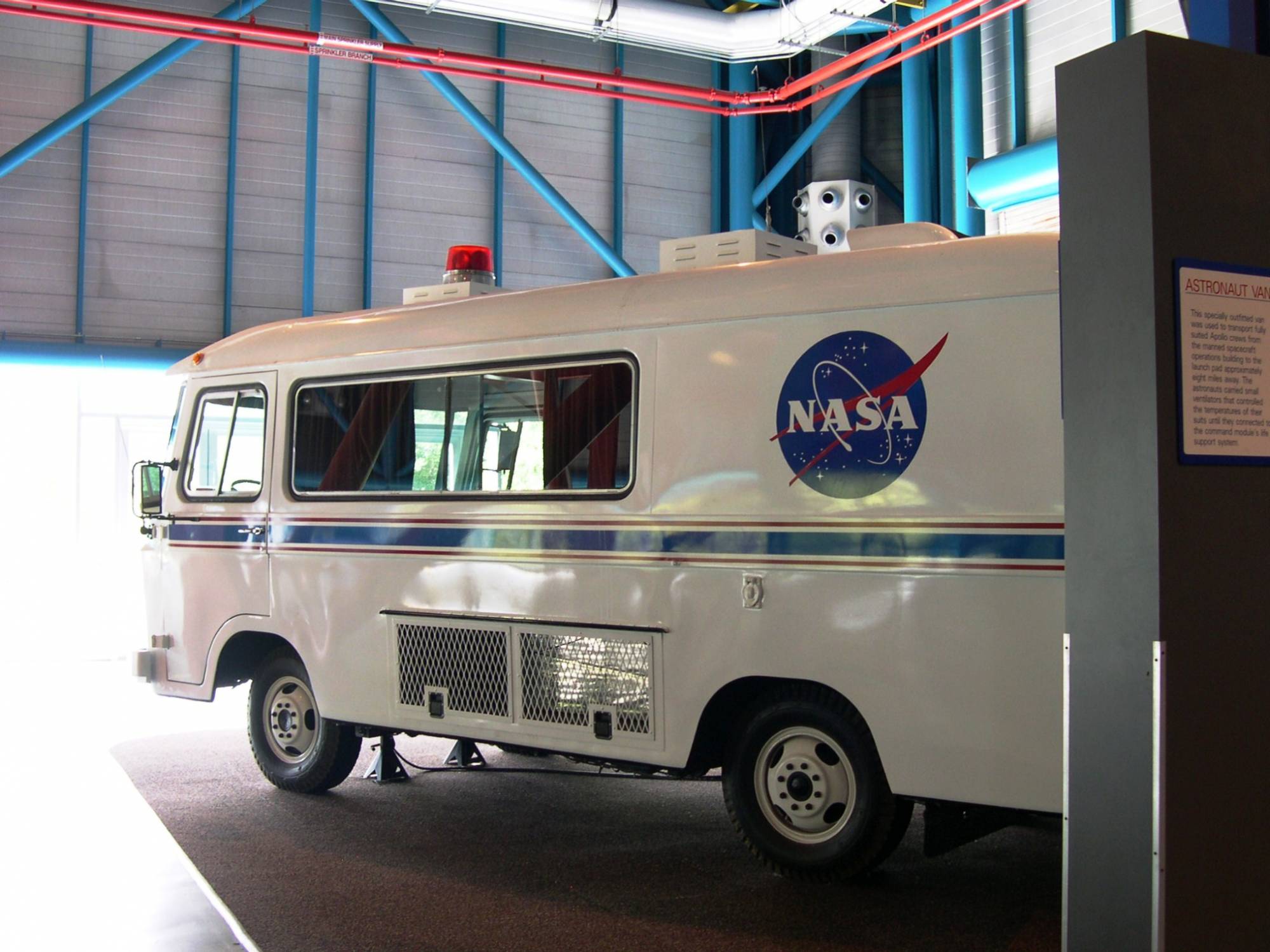 KSC - Astronaut Van at Apllo Saturn V Center