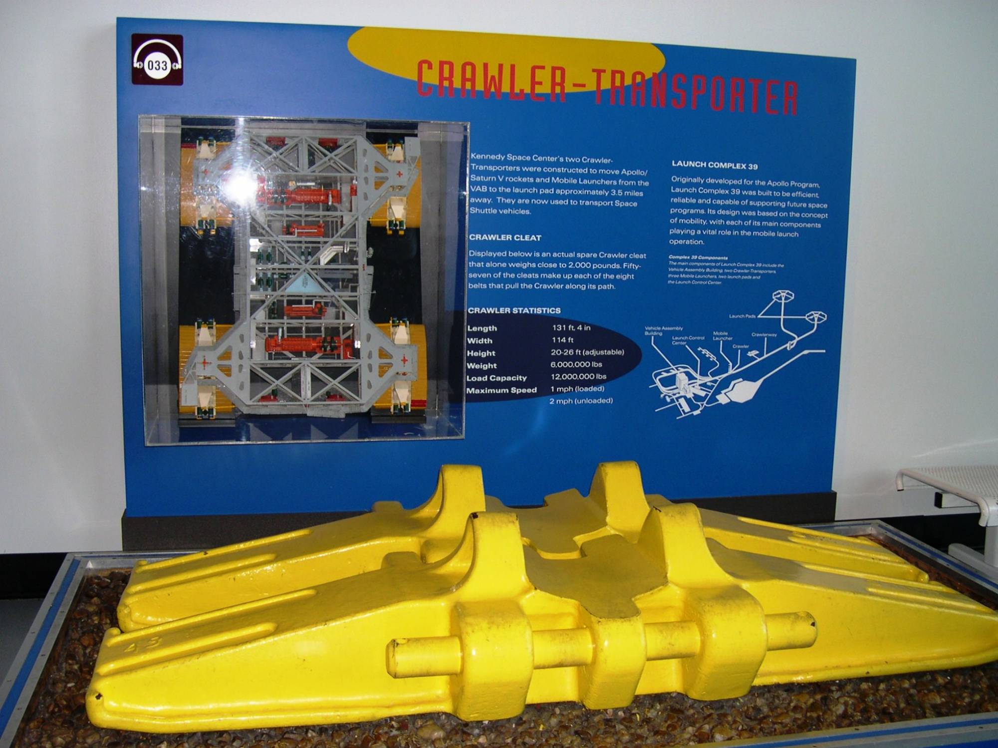 KSC - Crawler - Transporter at Apollo Saturn V Center