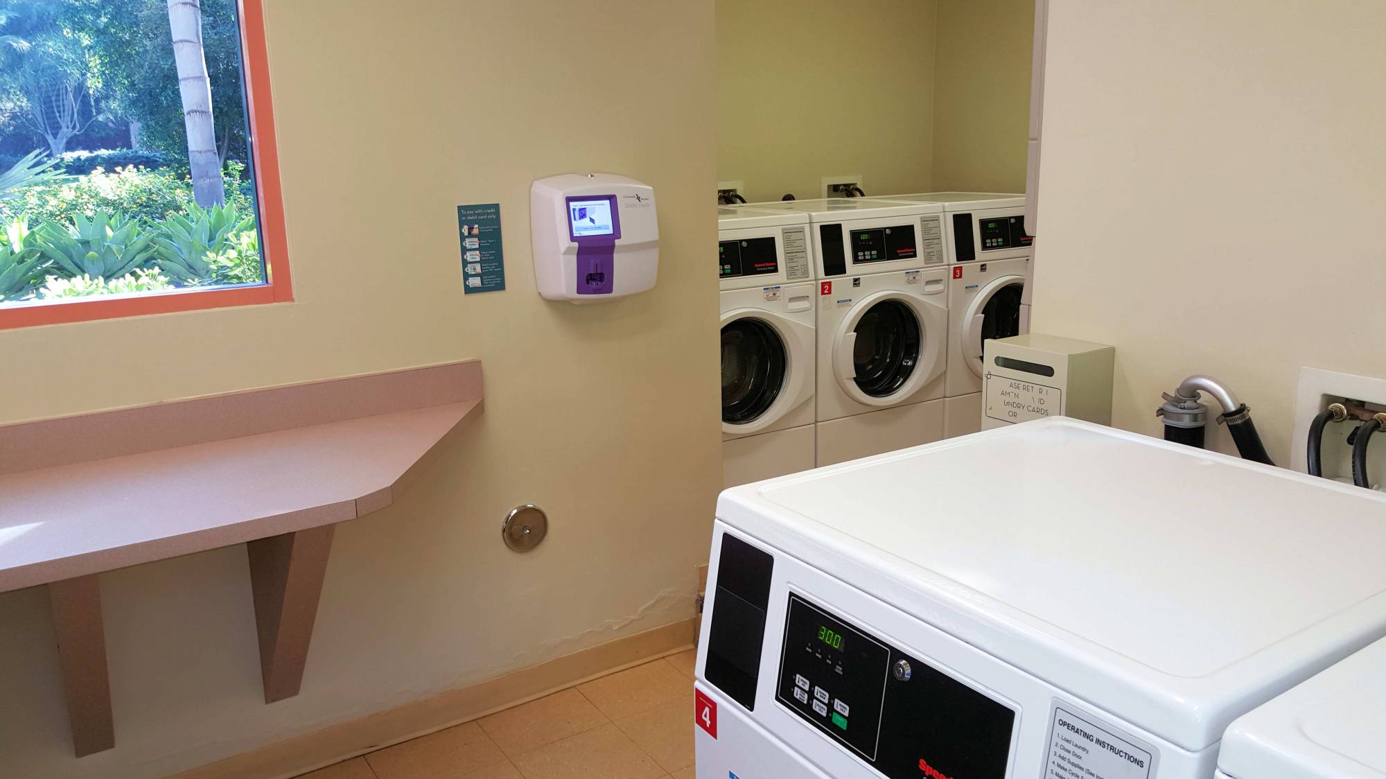 Disneyland Hotel--laundry room