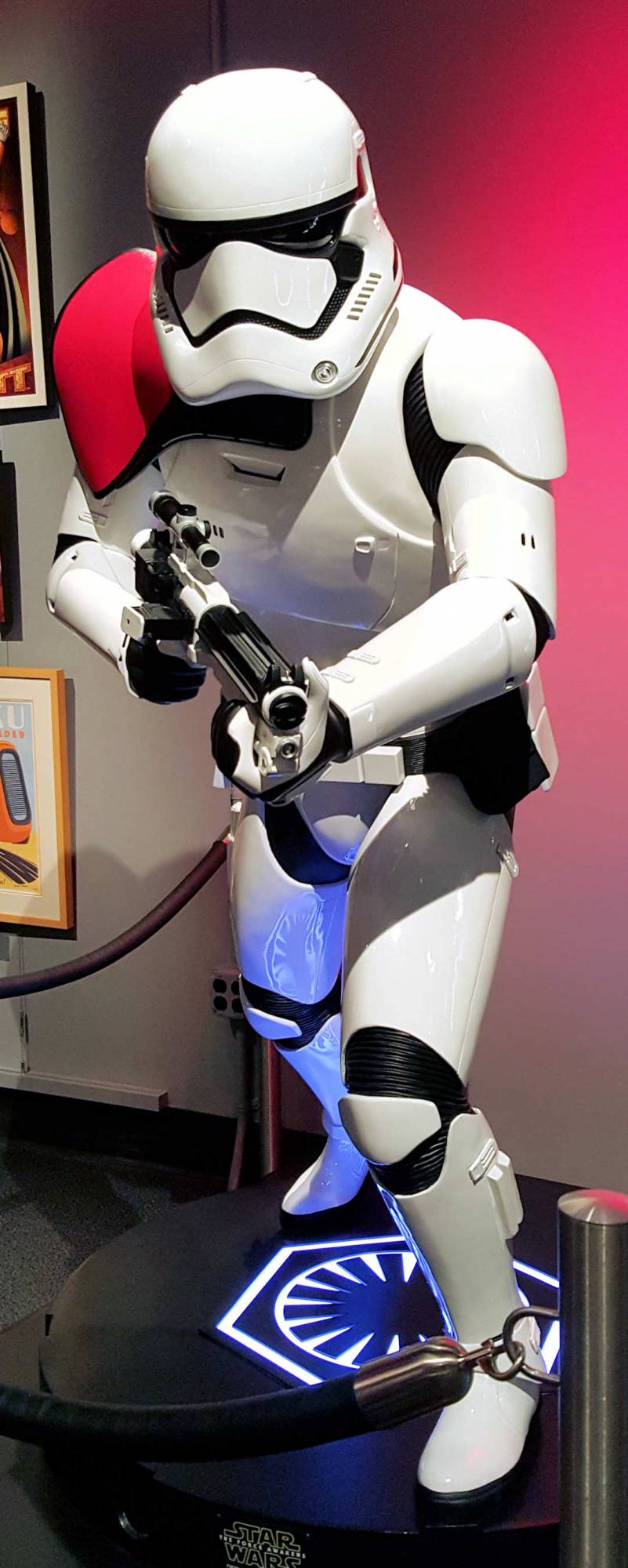Disneyland--Tomorrowland--Star Wars Launch Bay--storm trooper statue