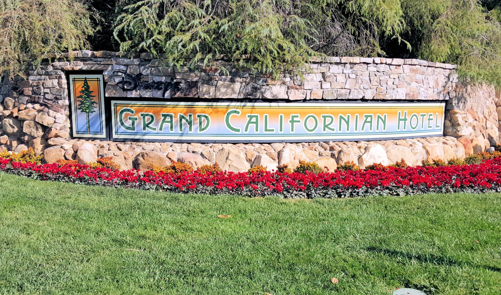 Disneyland--Grand Californian Hotel sign
