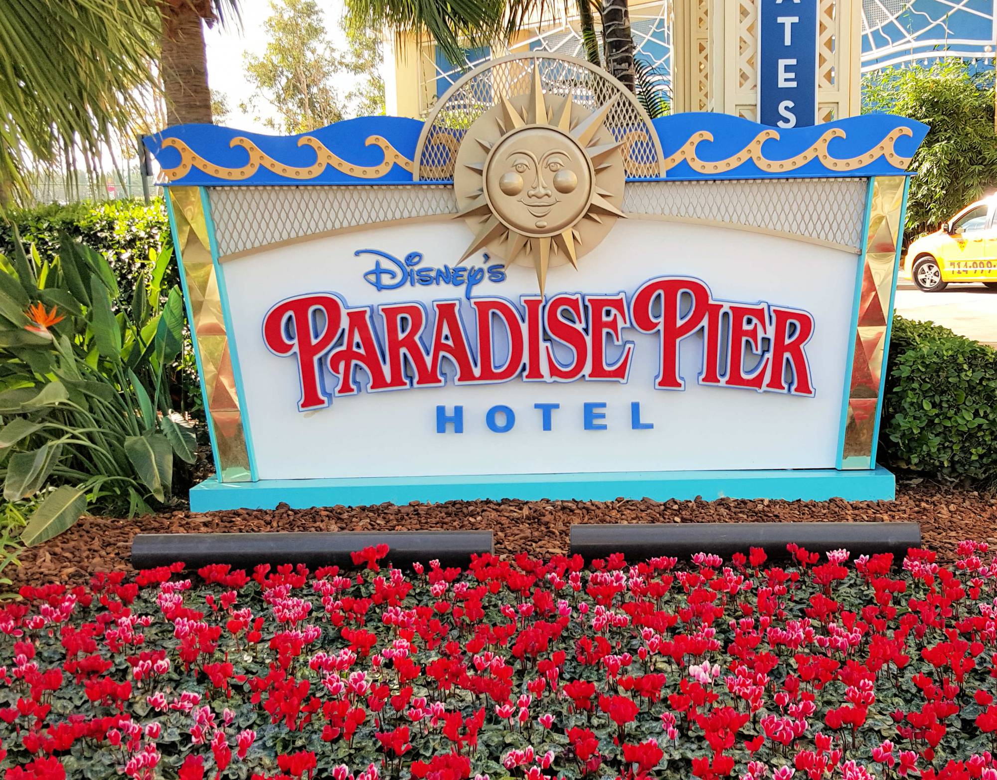 Disneyland--Paradise Pier Hotel sign