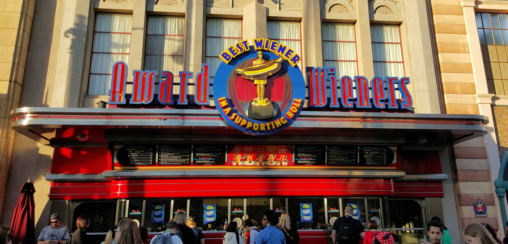 California Adventure Hollywood Land Award Wieners restaurant