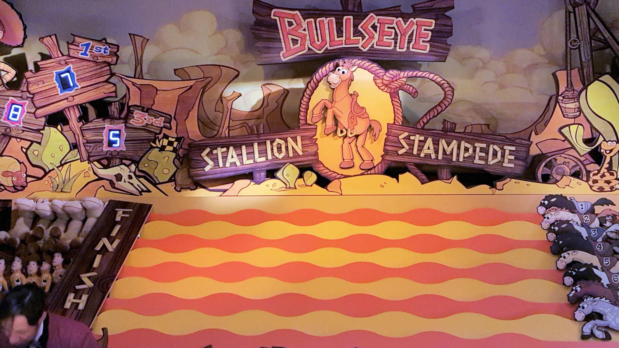 California Adventure Paradise Pier Boardwalk games Bullseye Stallion Stampe