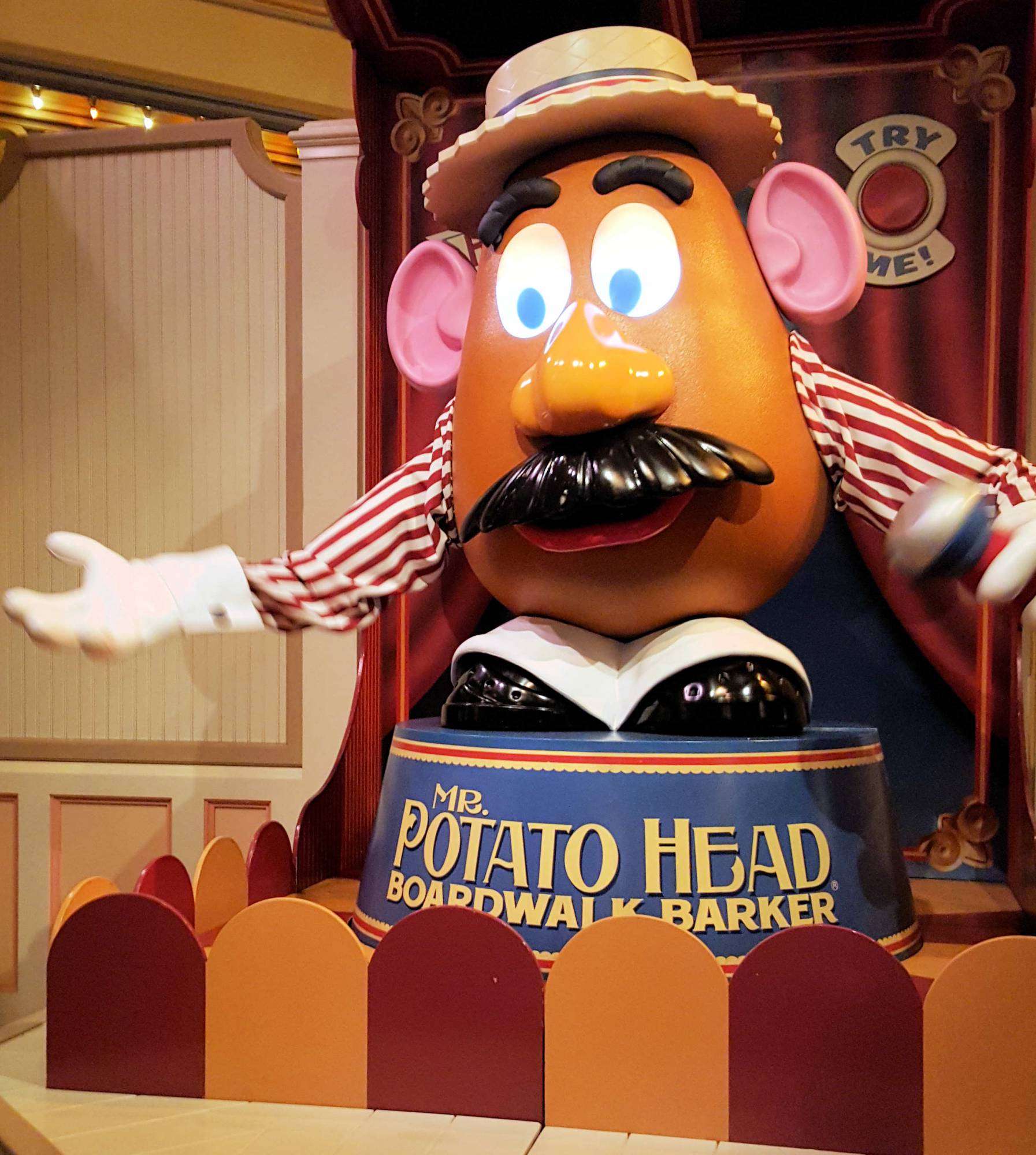 California Adventure Toy Story Midway Mania Mr. Potato Head