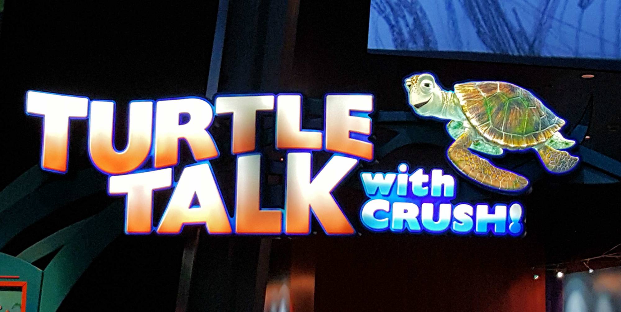 California Adventure Turtle Talk with Crush 2