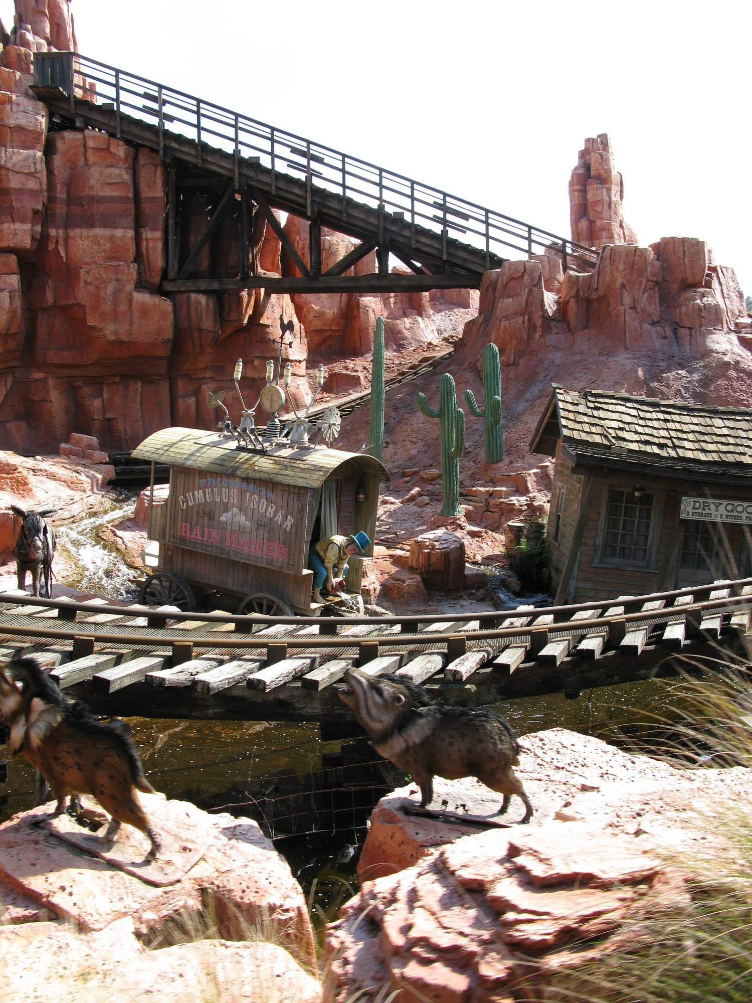 Big Thunder Mountain from the train