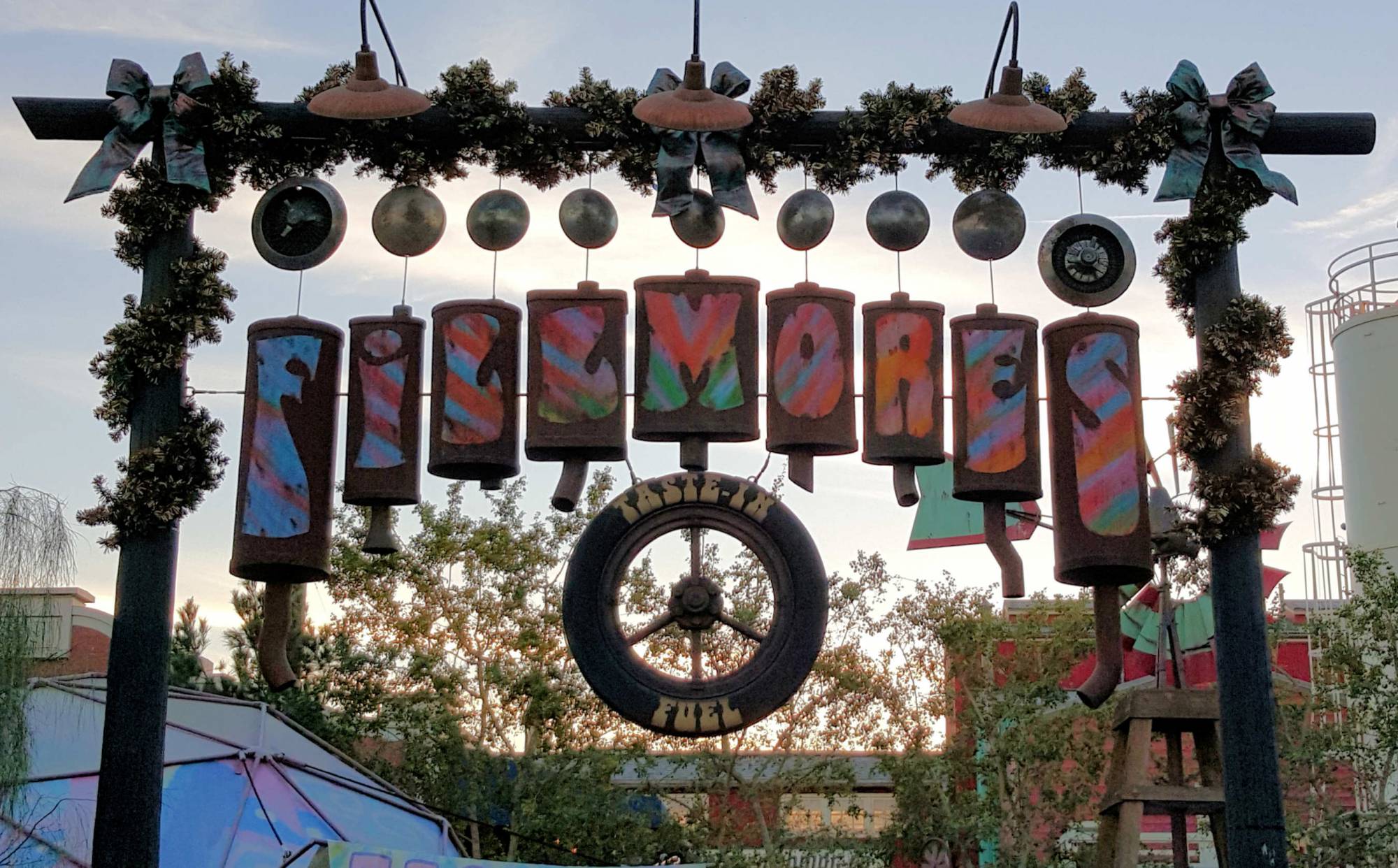 California Adventure Carsland Fillmore sign