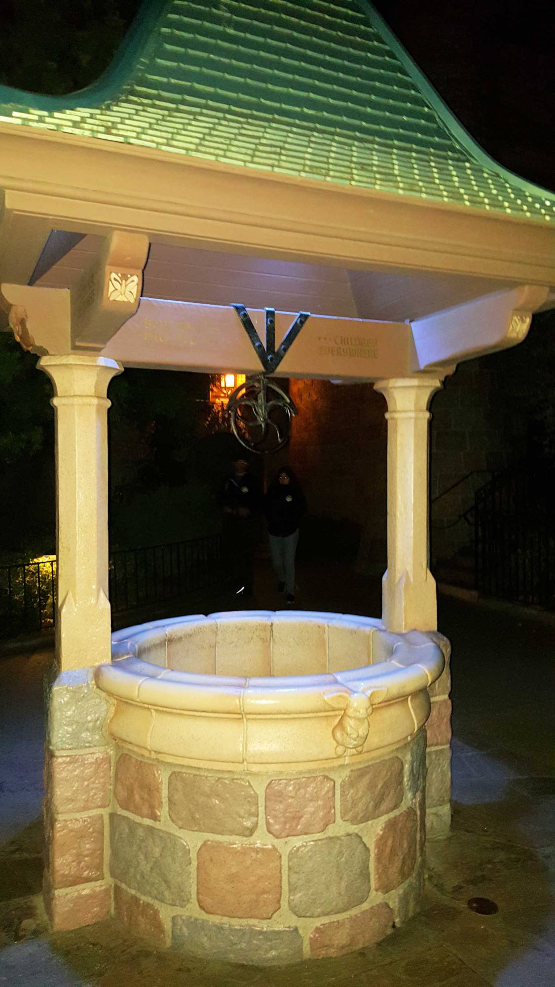 Disneyland Snow White Grotto Sleeping Beauty Castle wishing well