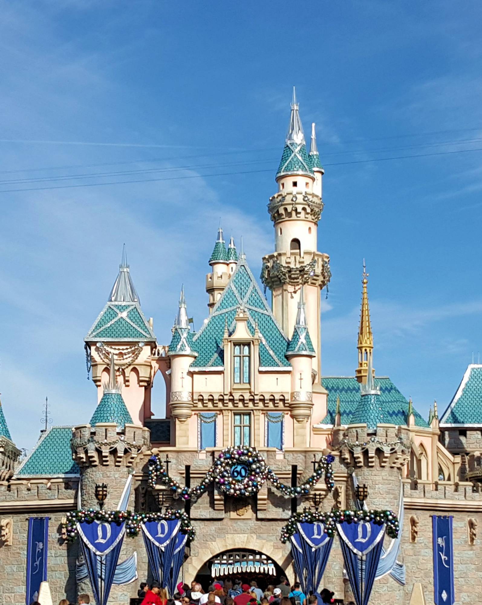 Sleeping Beauty Castle - Diamond Celebration at Disneyland