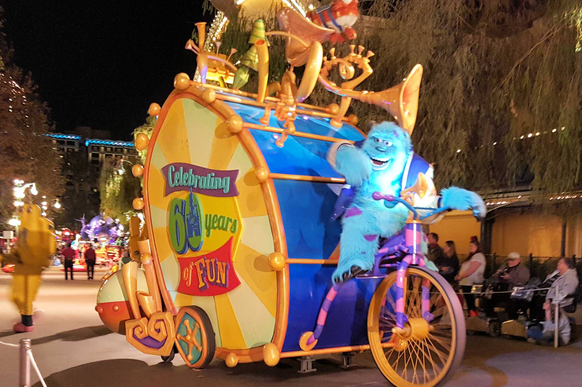 California Adventure Pixar Play Parade Sully bass drum