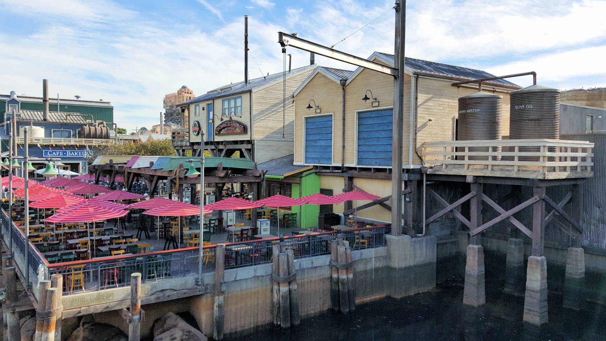 California Adventure Pacific Wharf buildings 1