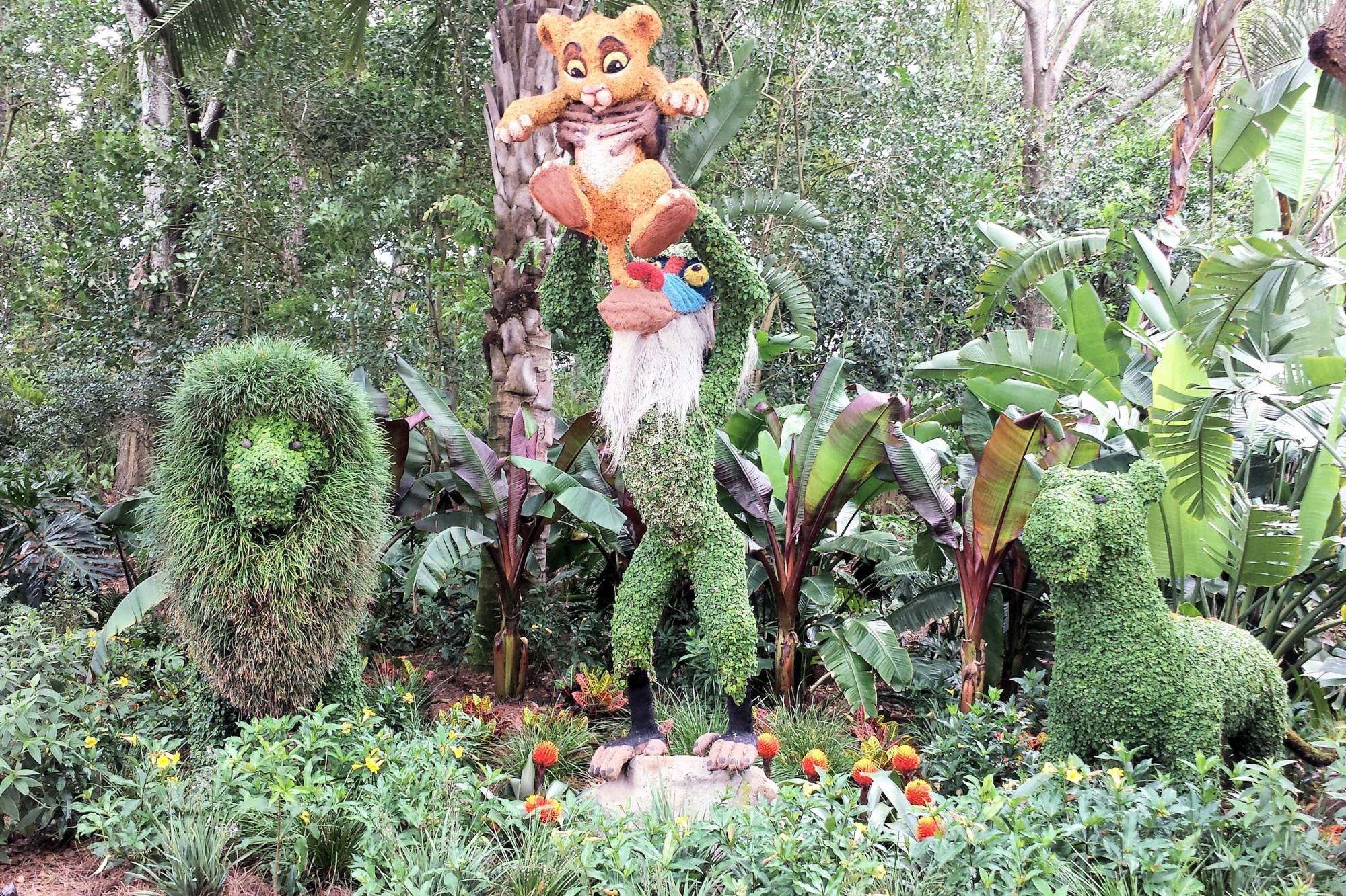 WDW Epcot Flower &amp; Garden Festival topiary Lion King