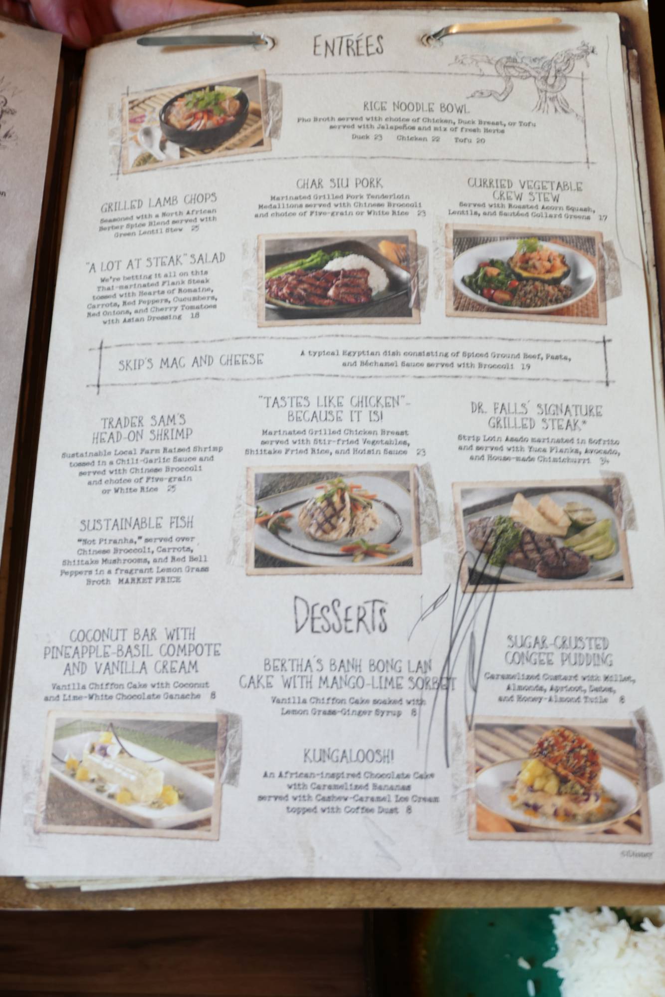 Skipper Canteen - Menu