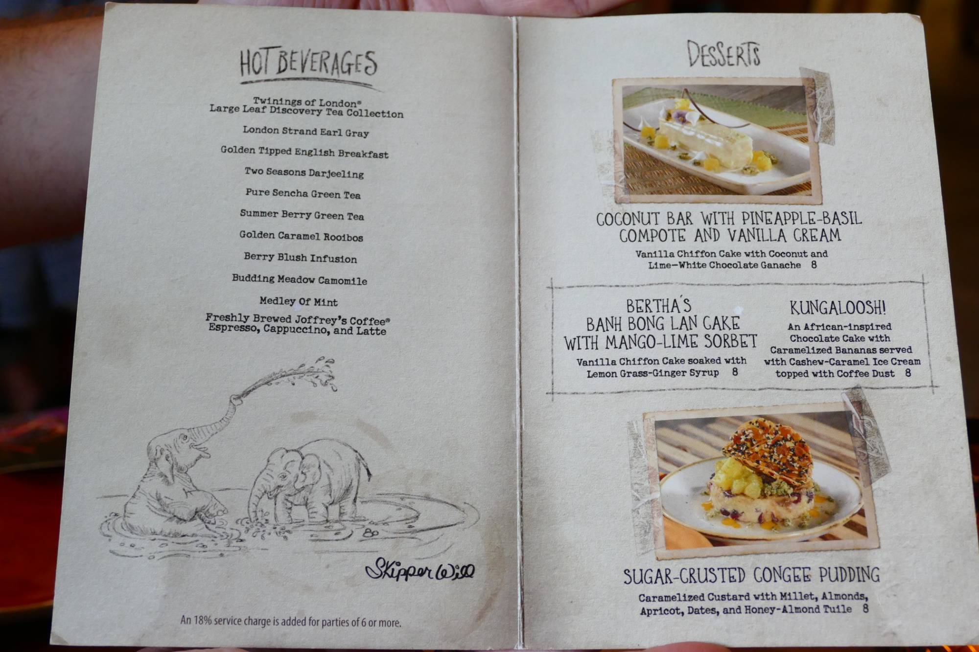 Skipper Canteen - Menu