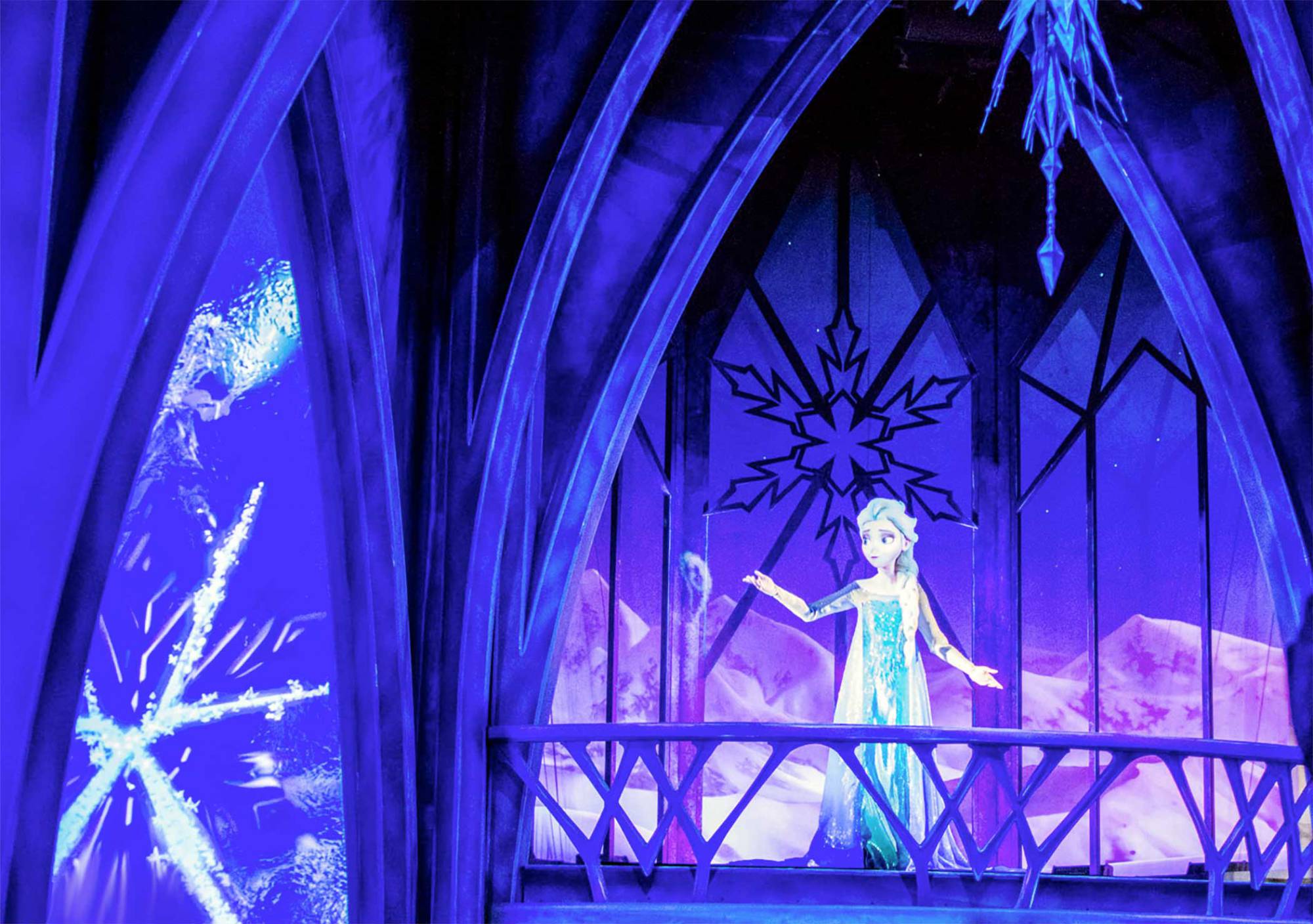 Queen Elsa at Frozen Ever After