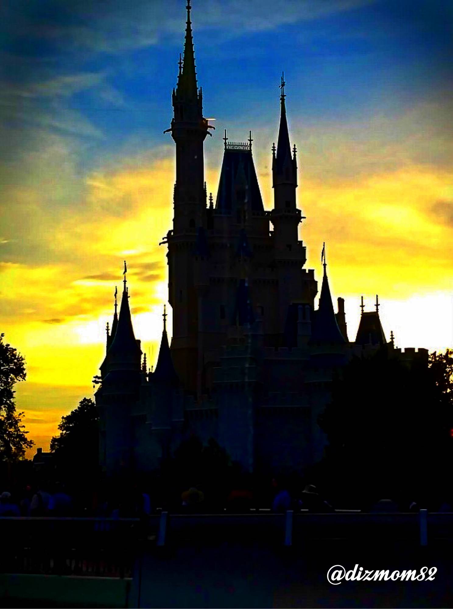 Cinderella Castle Sunset