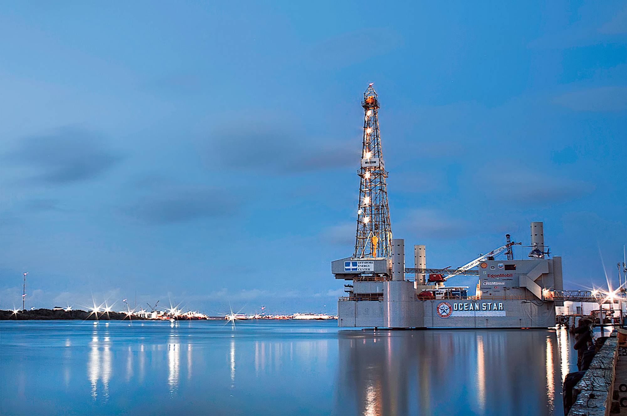 Ocean Star Drilling Platform in Galveston