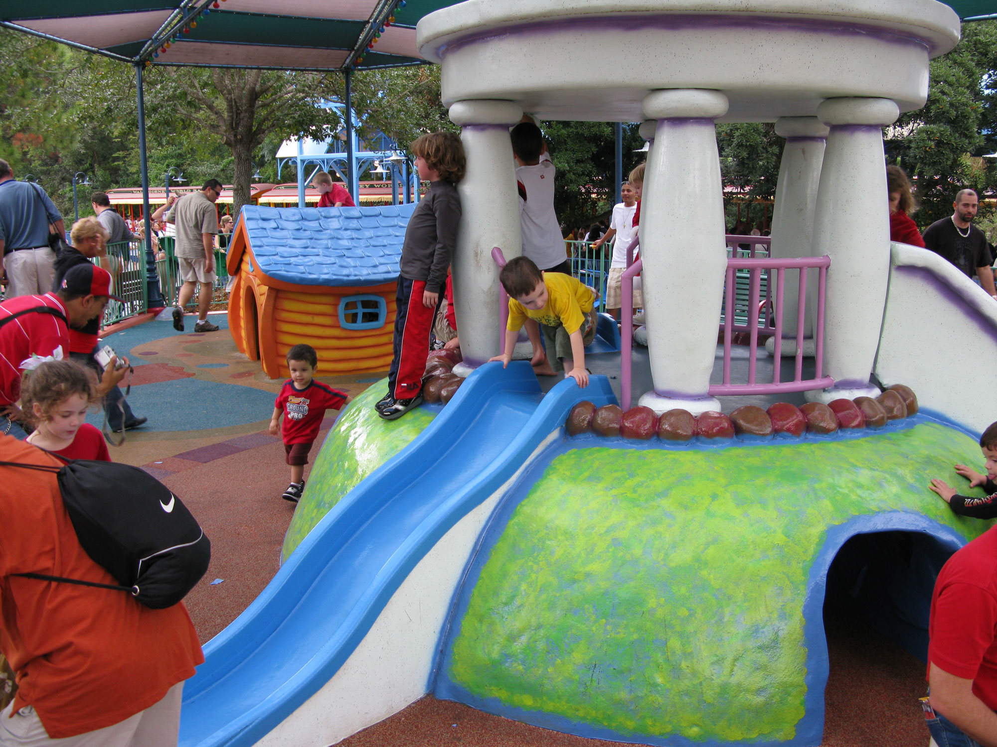 Toontown playground - slide