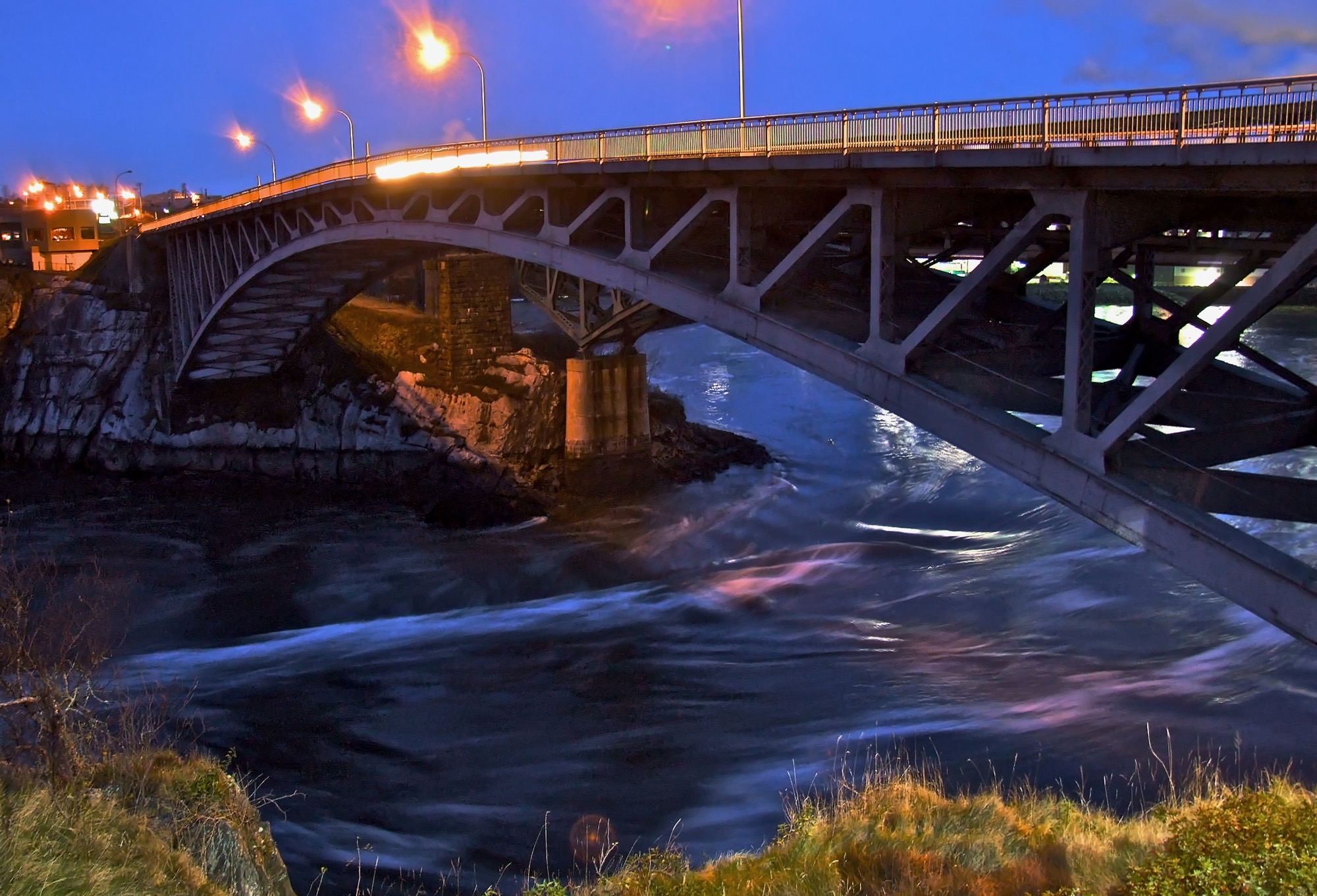 Reversing Falls Bridge in Saint John, NB