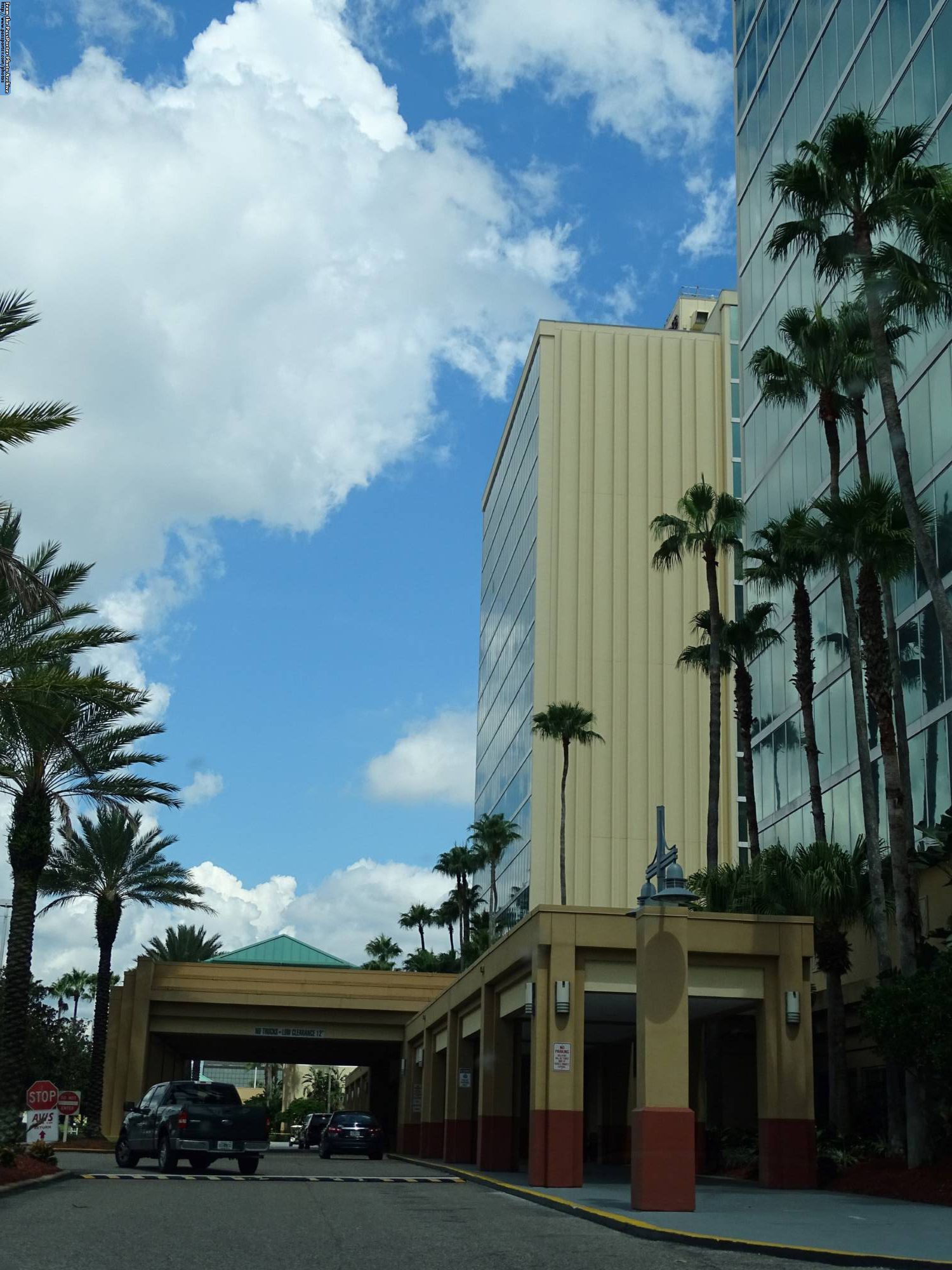 Doubletree at the entrance to Universal