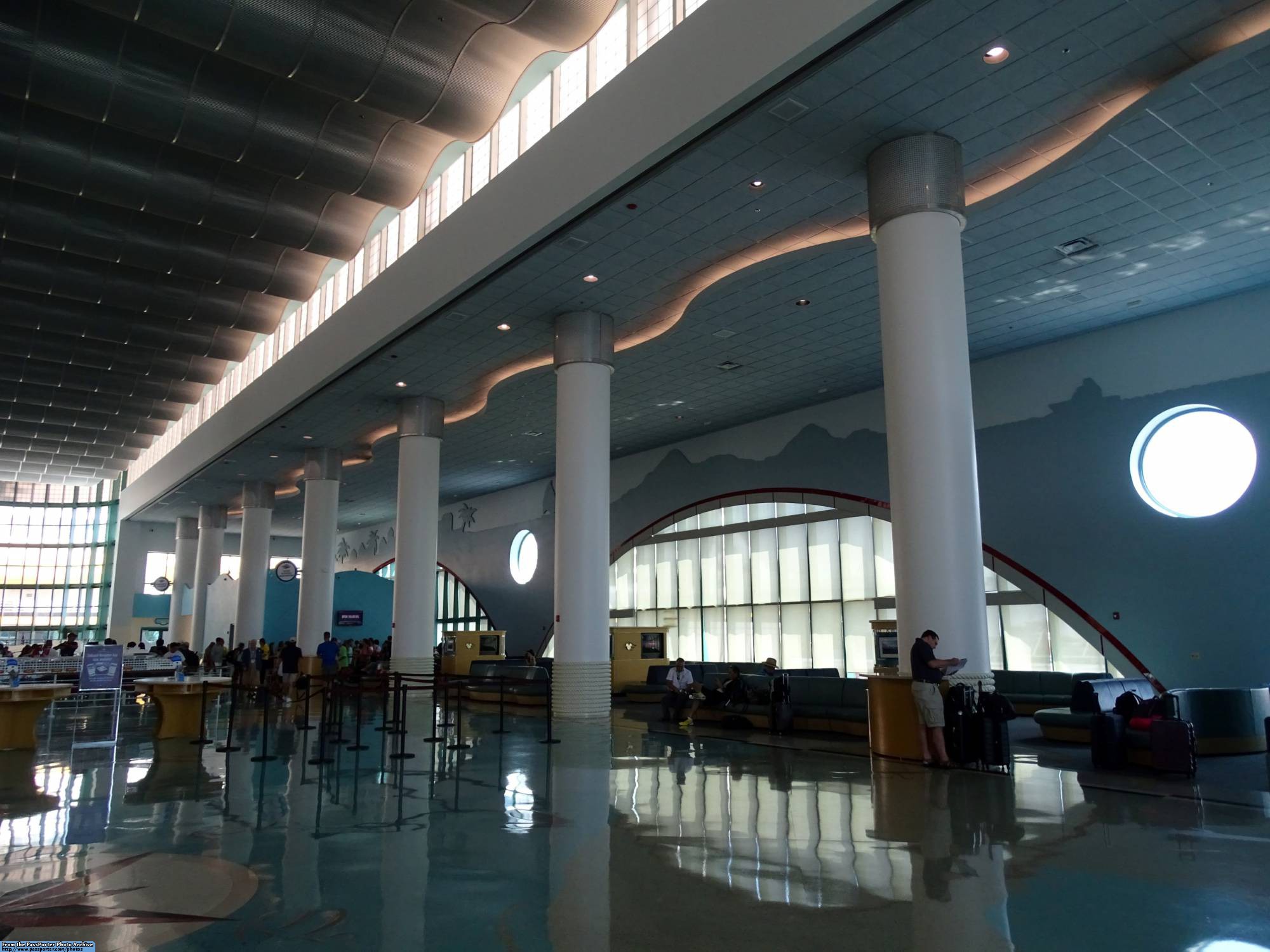 Inside the terminal