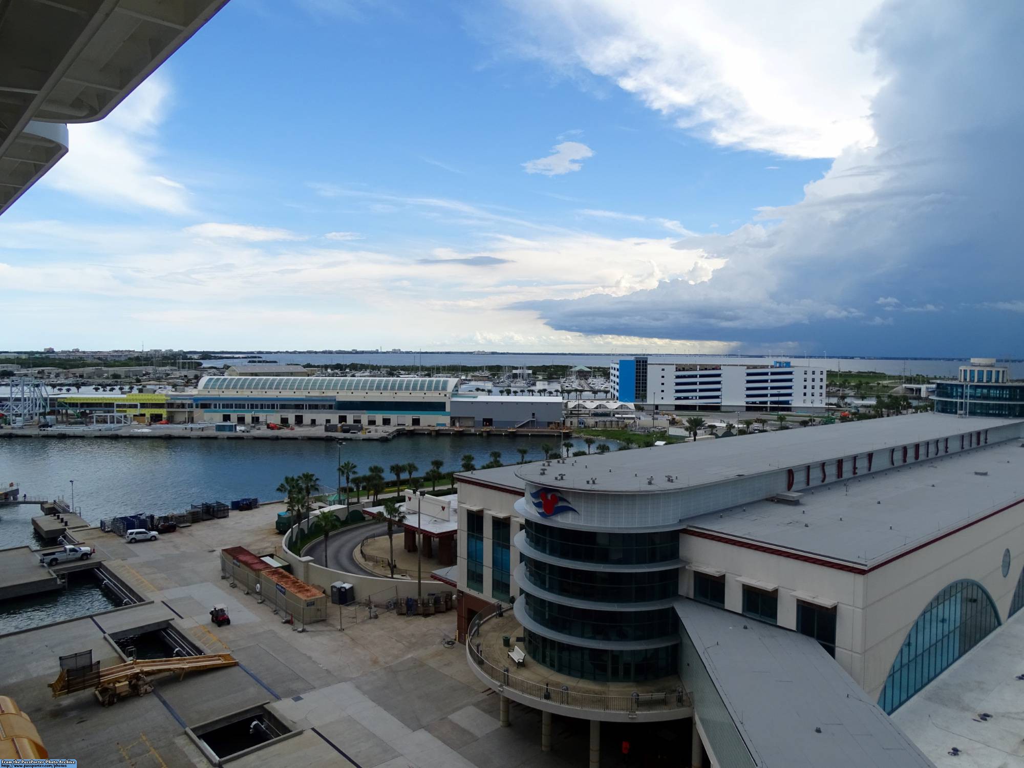 Cruise terminal from the water