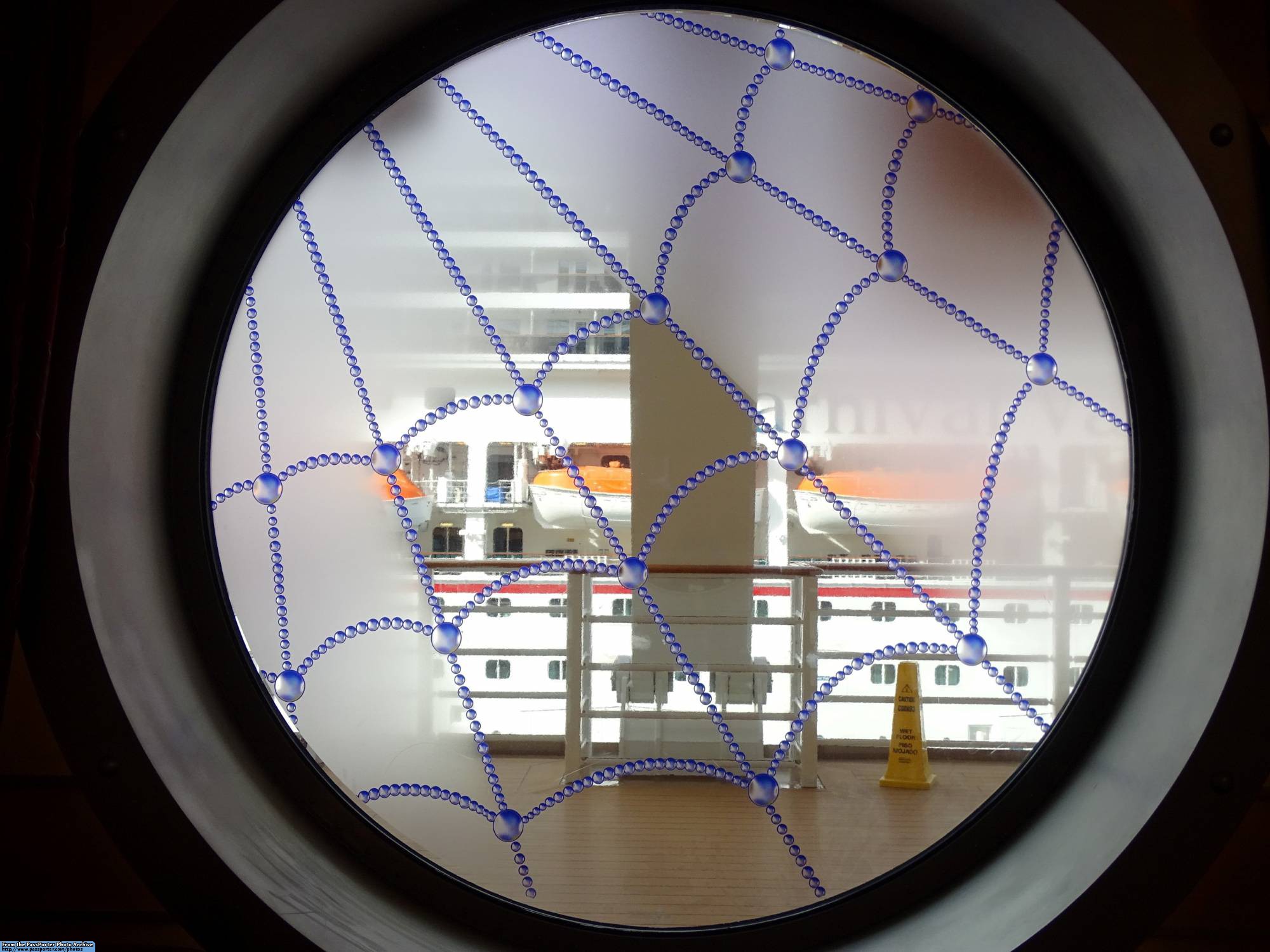 Halloween porthole decorations