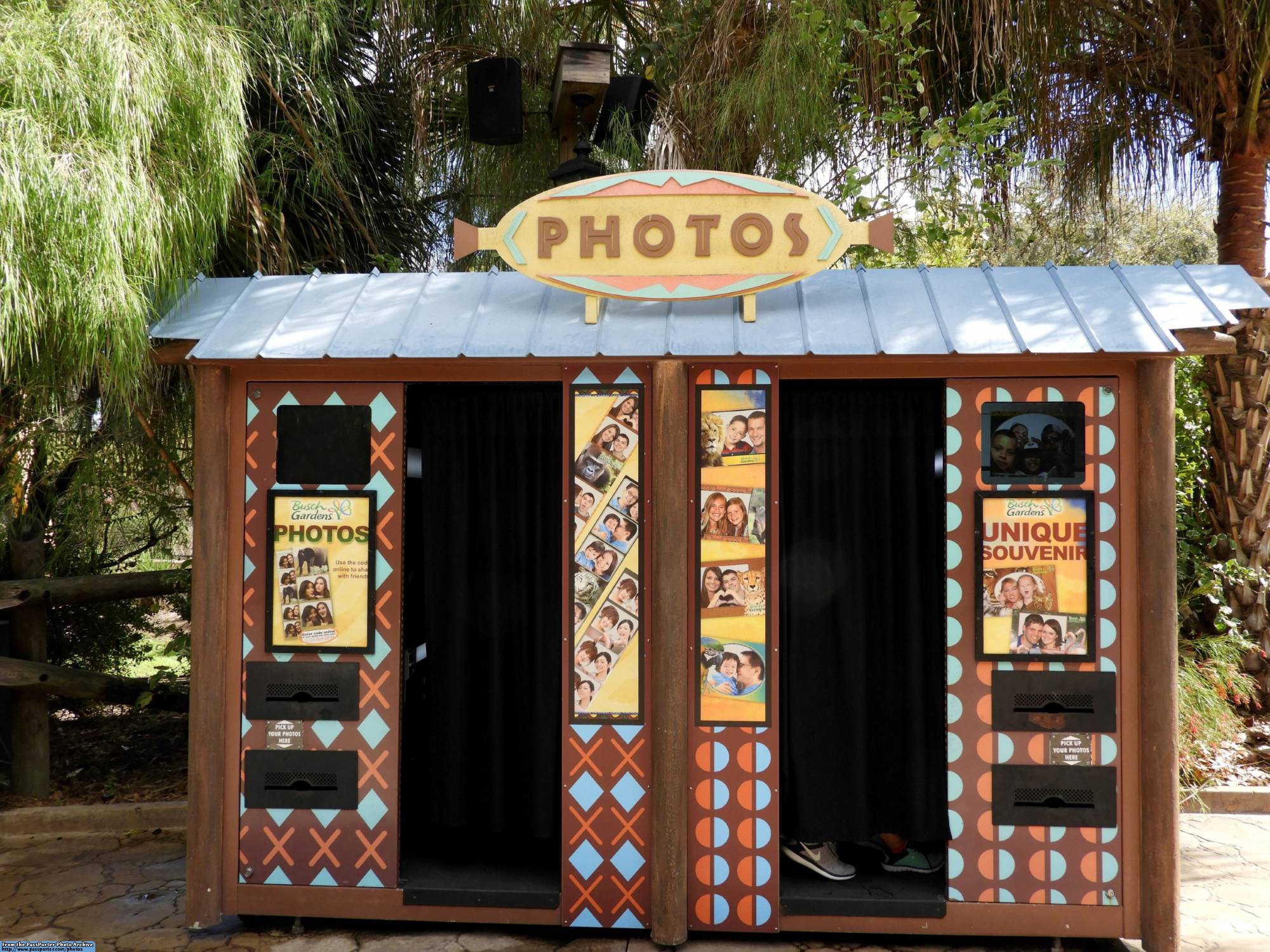 Busch Gardens - photo booth