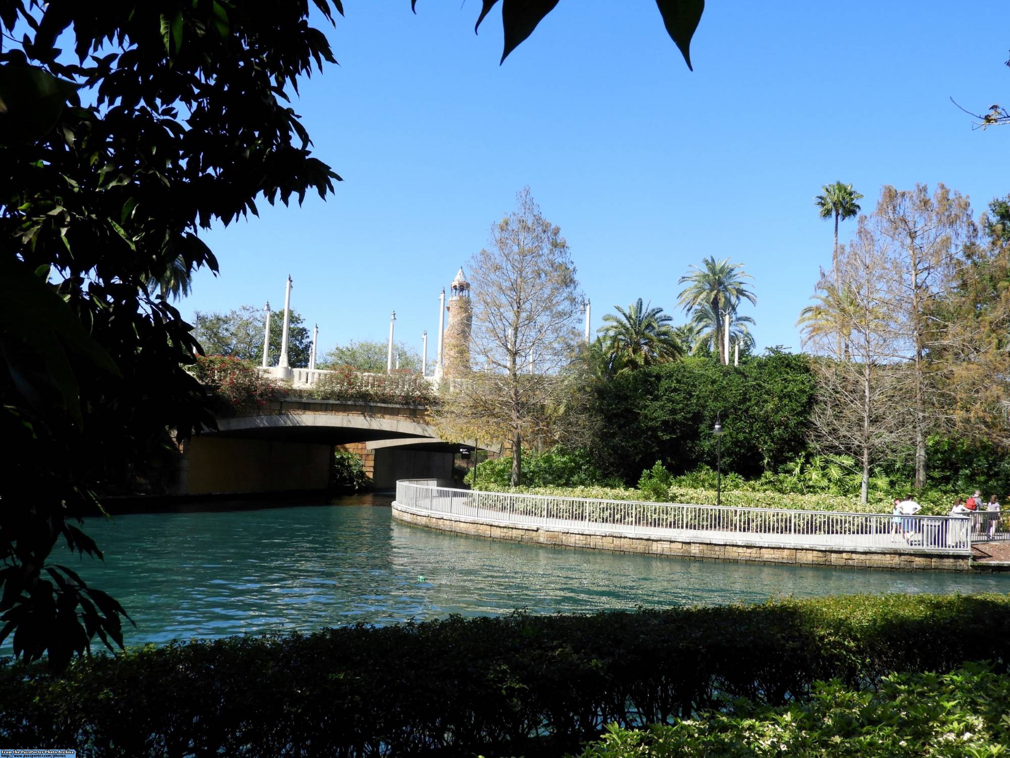 Walkway to the parks