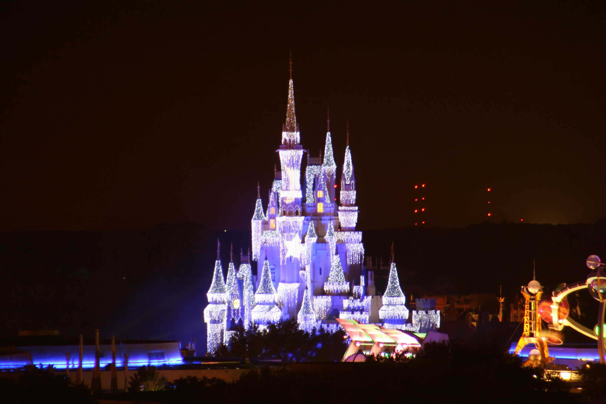 Castle at night