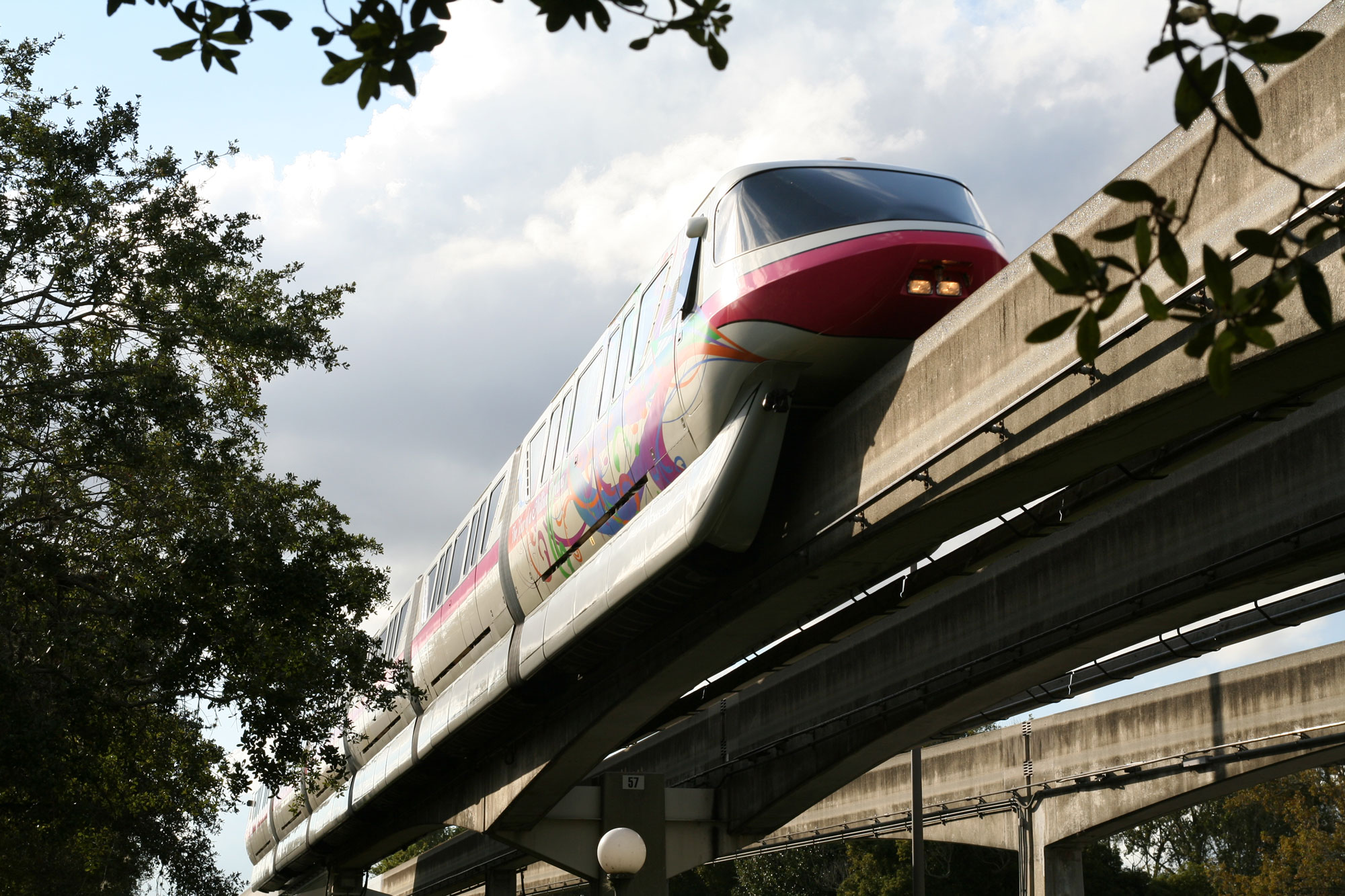 Contemporary - pink monorail