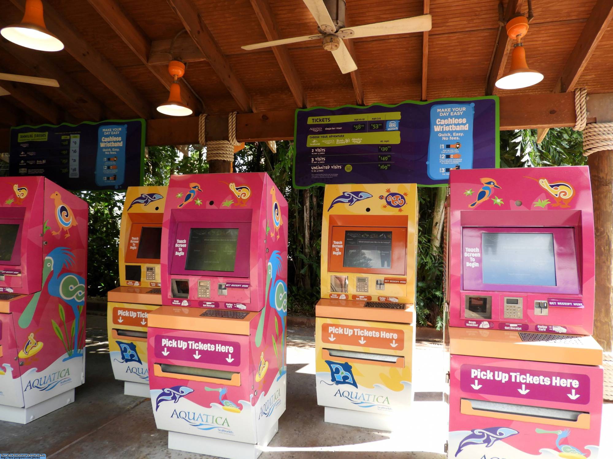 Ticket booths