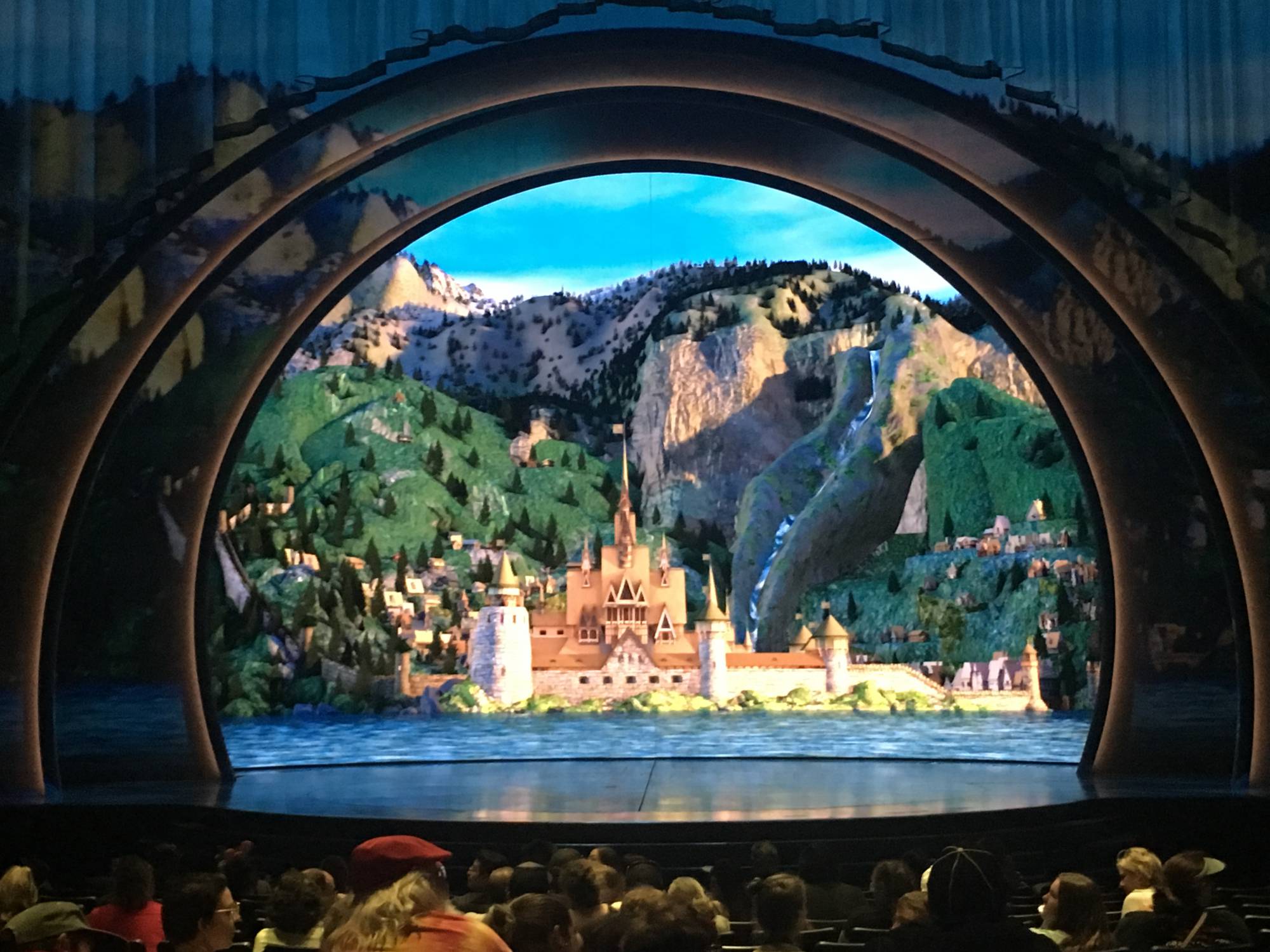 Frozen-View from center stage