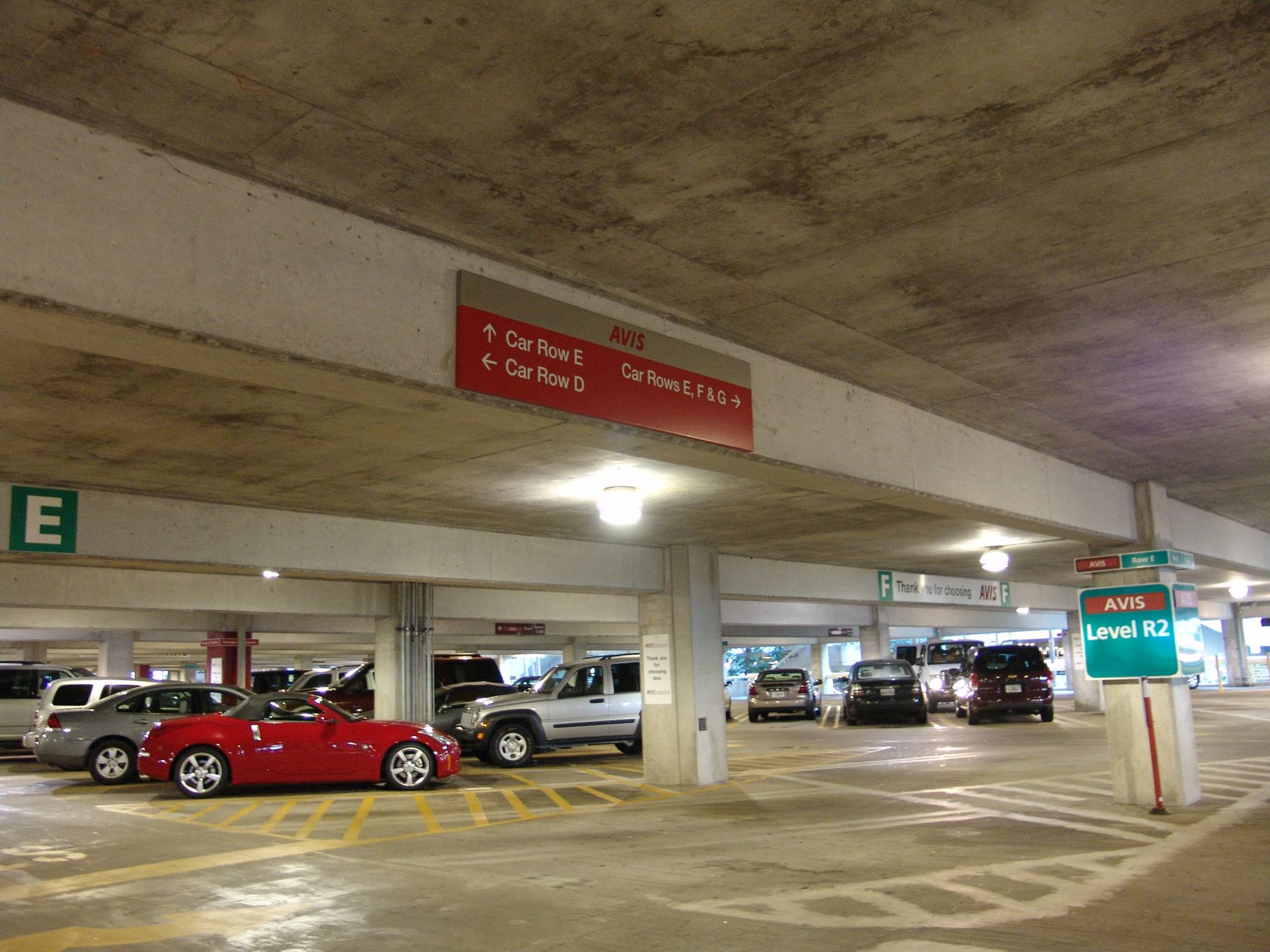 Orlando International Airport - rental car area